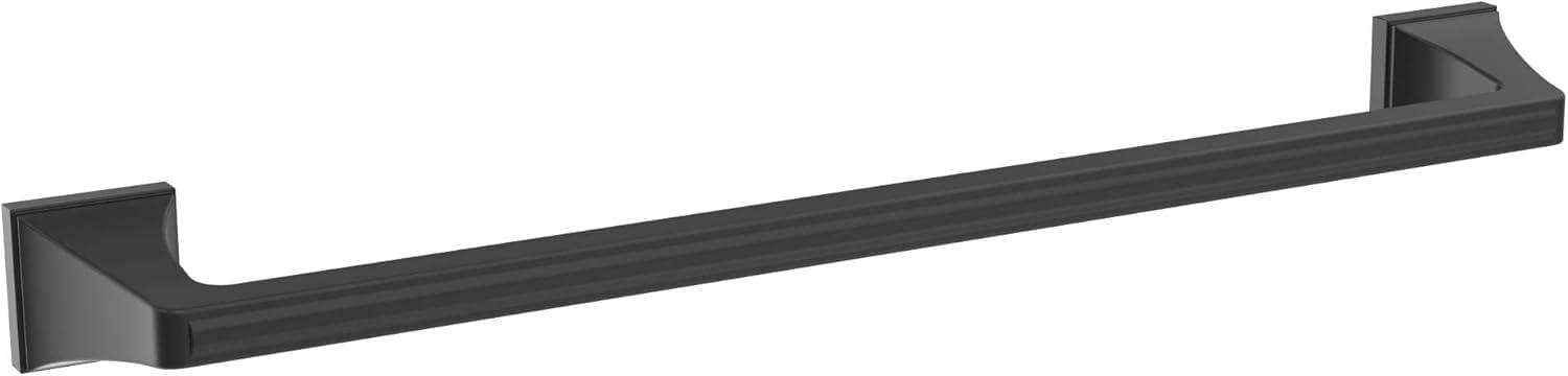 imageAmerock BH36024BBZ Golden Champagne Towel Bar 24 in 610 mm Towel Rack Mulholland Bathroom Towel Holder Bathroom Hardware Bath AccessoriesMatte Black