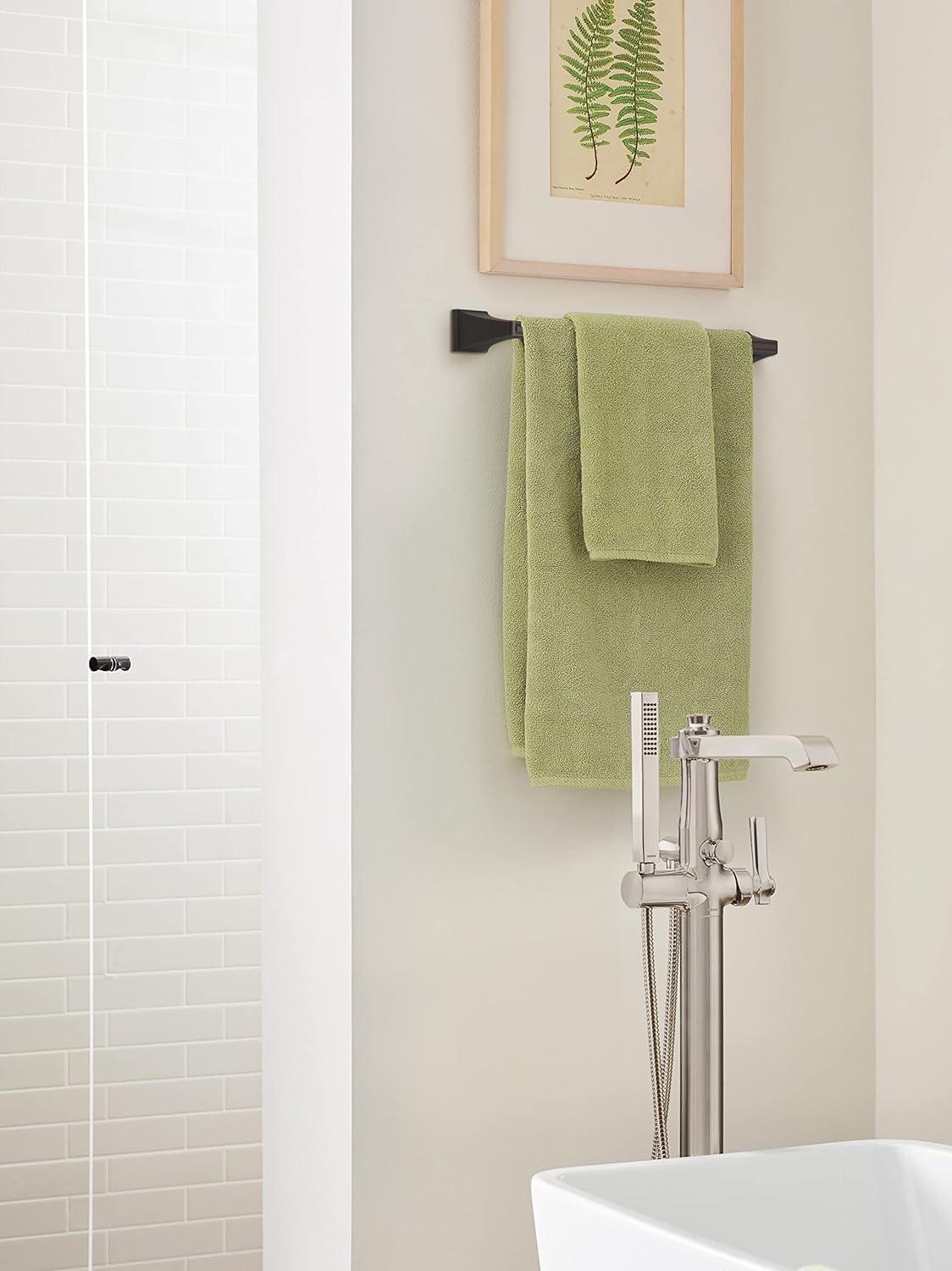 imageAmerock BH36024BBZ Golden Champagne Towel Bar 24 in 610 mm Towel Rack Mulholland Bathroom Towel Holder Bathroom Hardware Bath AccessoriesOil Rubbed Bronze