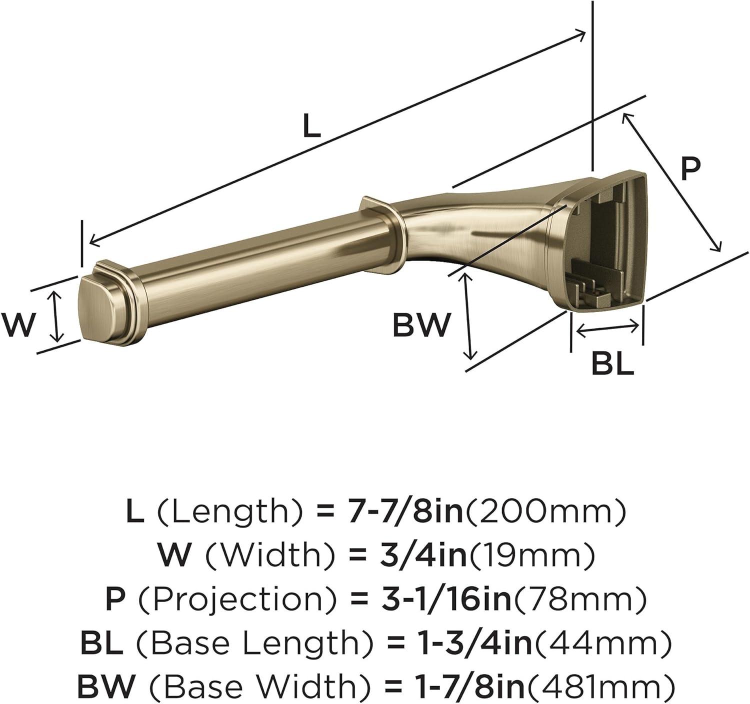 imageAmerock BH36034CZ Champagne Bronze Towel Bar 24 in 610 mm Towel Rack Revitalize Bathroom Towel Holder Bathroom Hardware Bath AccessoriesGolden Champagne