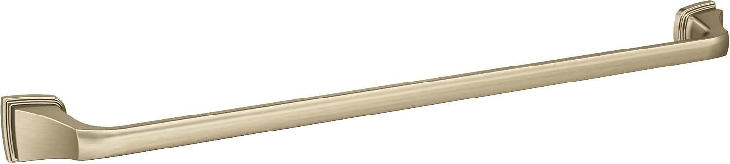 imageAmerock BH36034CZ Champagne Bronze Towel Bar 24 in 610 mm Towel Rack Revitalize Bathroom Towel Holder Bathroom Hardware Bath AccessoriesGolden Champagne