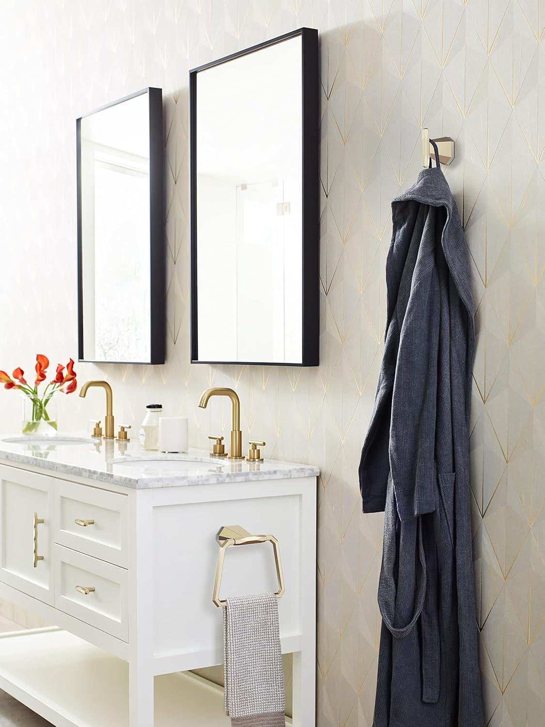 imageAmerock BH36041ORB Oil Rubbed Bronze Single Post Toilet Paper Holder 71316 in 198 mm Toilet Tissue Holder St Vincent Bath Tissue Holder Bathroom Hardware Bath AccessoriesGolden Champagne