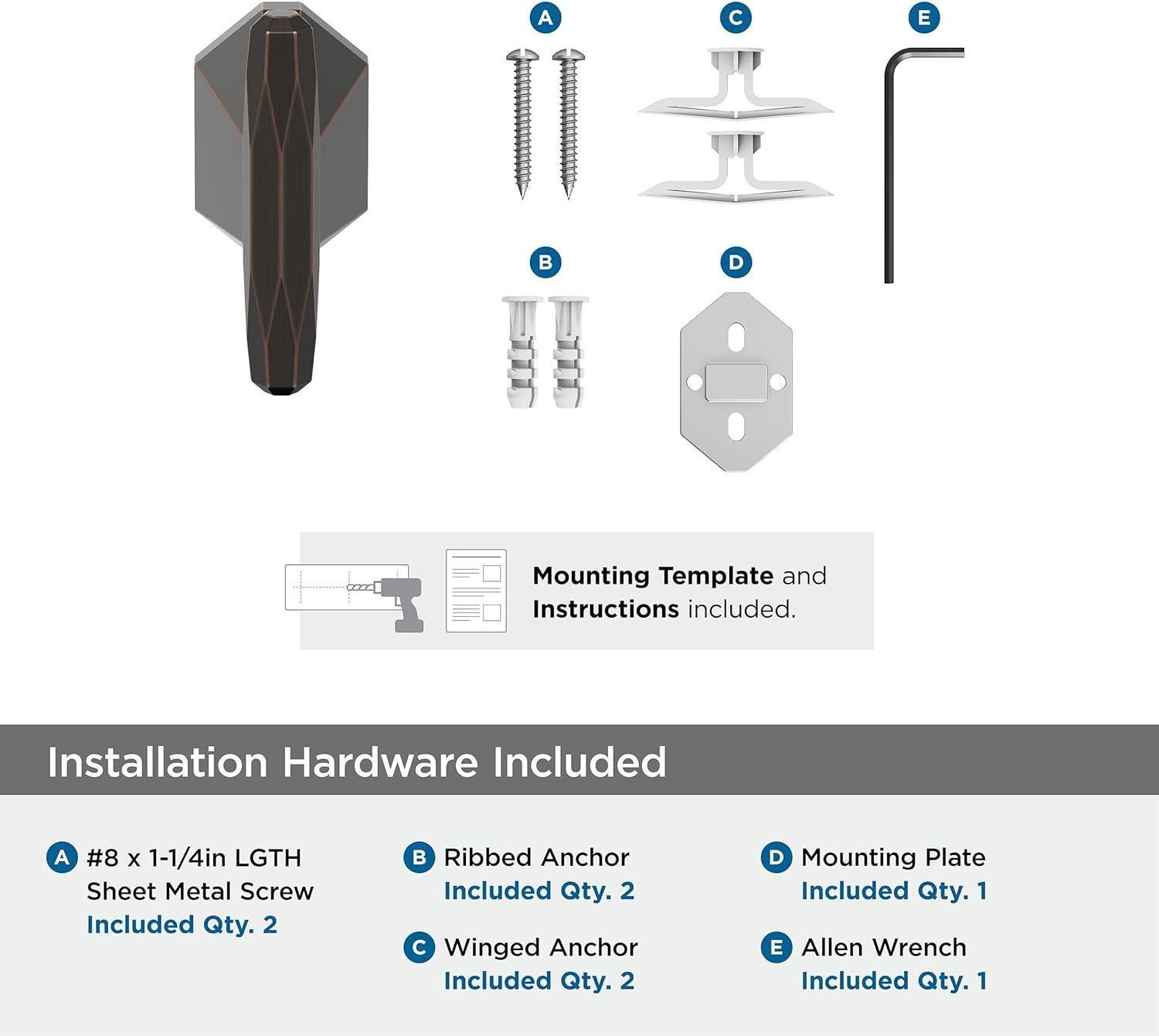 imageAmerock BH36041ORB Oil Rubbed Bronze Single Post Toilet Paper Holder 71316 in 198 mm Toilet Tissue Holder St Vincent Bath Tissue Holder Bathroom Hardware Bath AccessoriesOil Rubbed Bronze