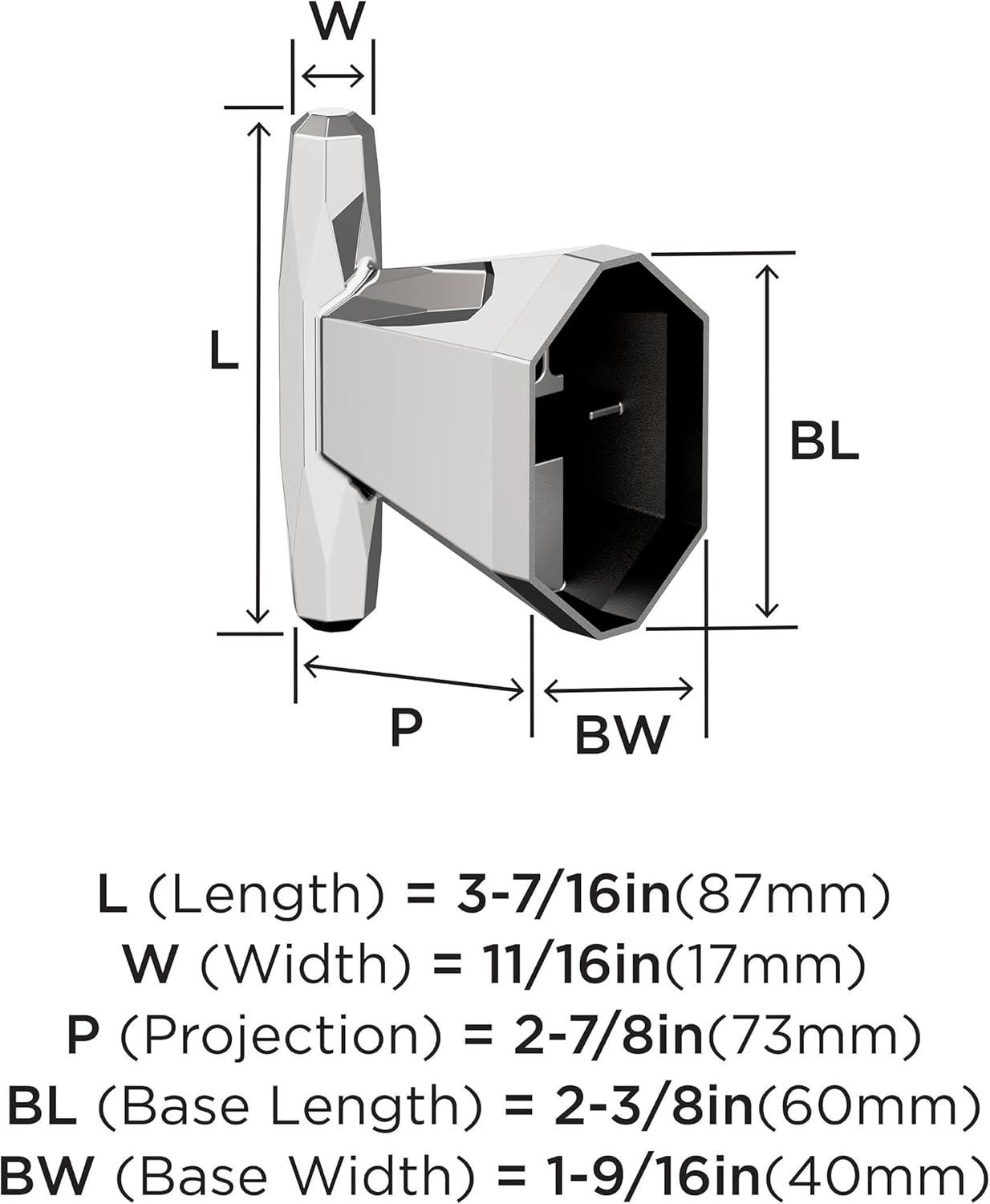 imageAmerock BH36041ORB Oil Rubbed Bronze Single Post Toilet Paper Holder 71316 in 198 mm Toilet Tissue Holder St Vincent Bath Tissue Holder Bathroom Hardware Bath AccessoriesChrome
