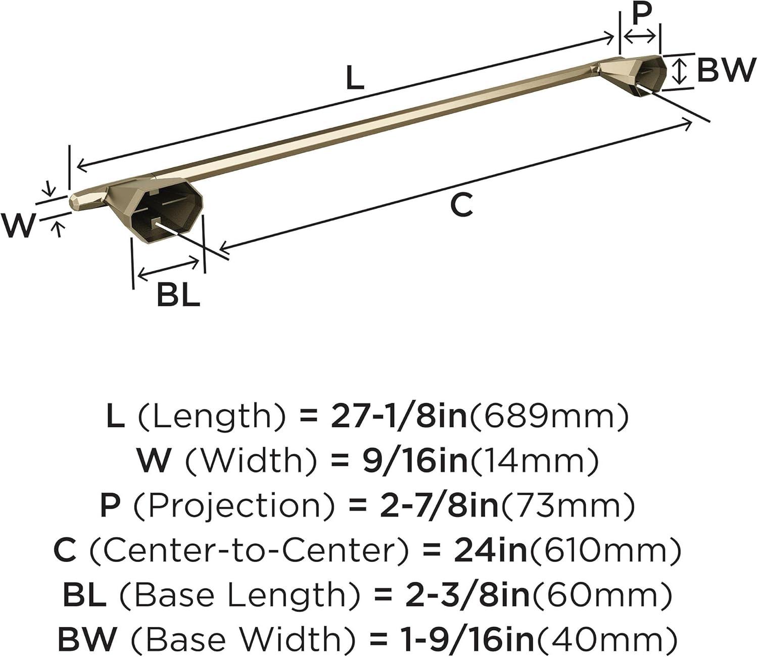 imageAmerock BH36041ORB Oil Rubbed Bronze Single Post Toilet Paper Holder 71316 in 198 mm Toilet Tissue Holder St Vincent Bath Tissue Holder Bathroom Hardware Bath AccessoriesGolden Champagne