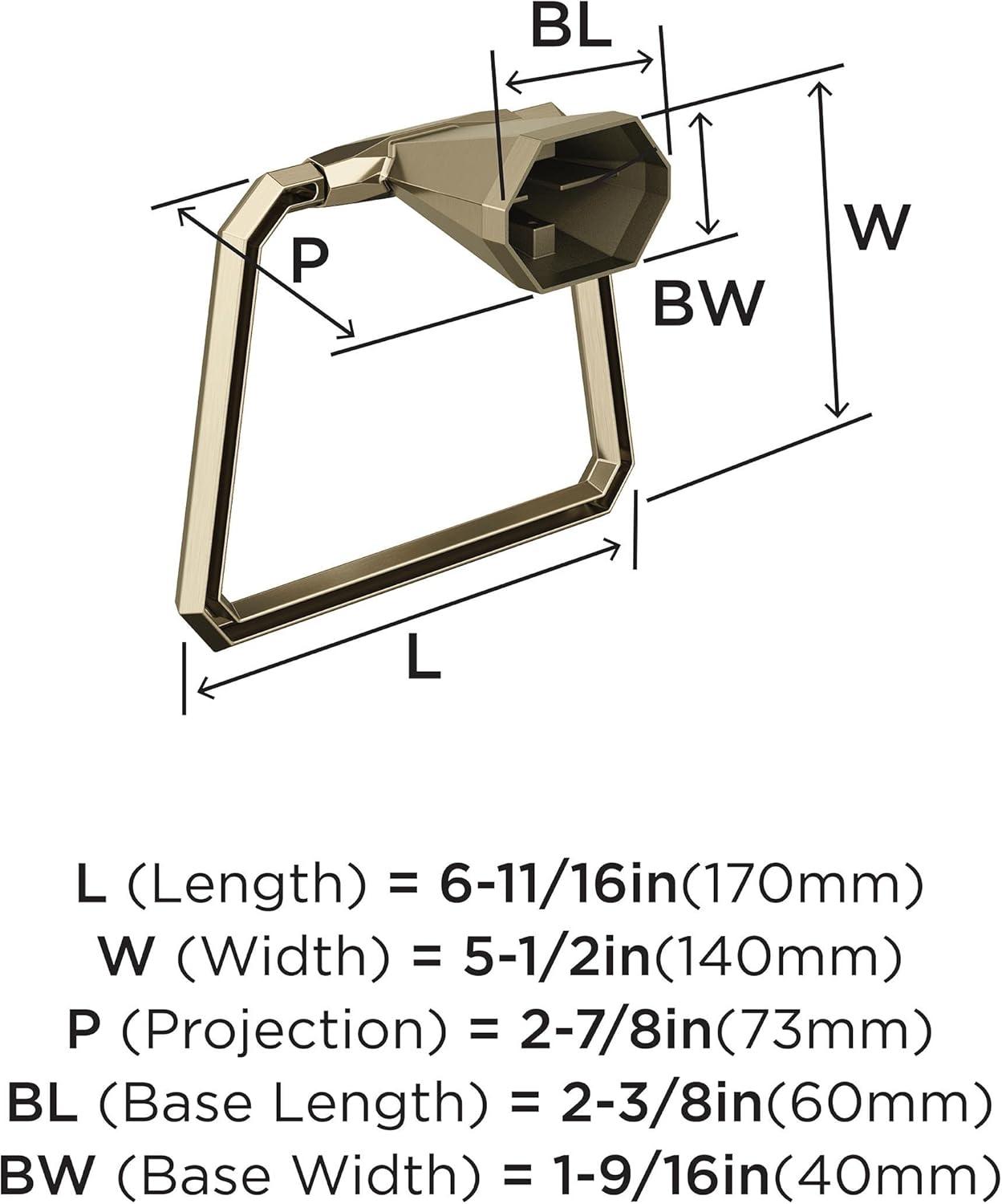 imageAmerock BH36041ORB Oil Rubbed Bronze Single Post Toilet Paper Holder 71316 in 198 mm Toilet Tissue Holder St Vincent Bath Tissue Holder Bathroom Hardware Bath AccessoriesGolden Champagne