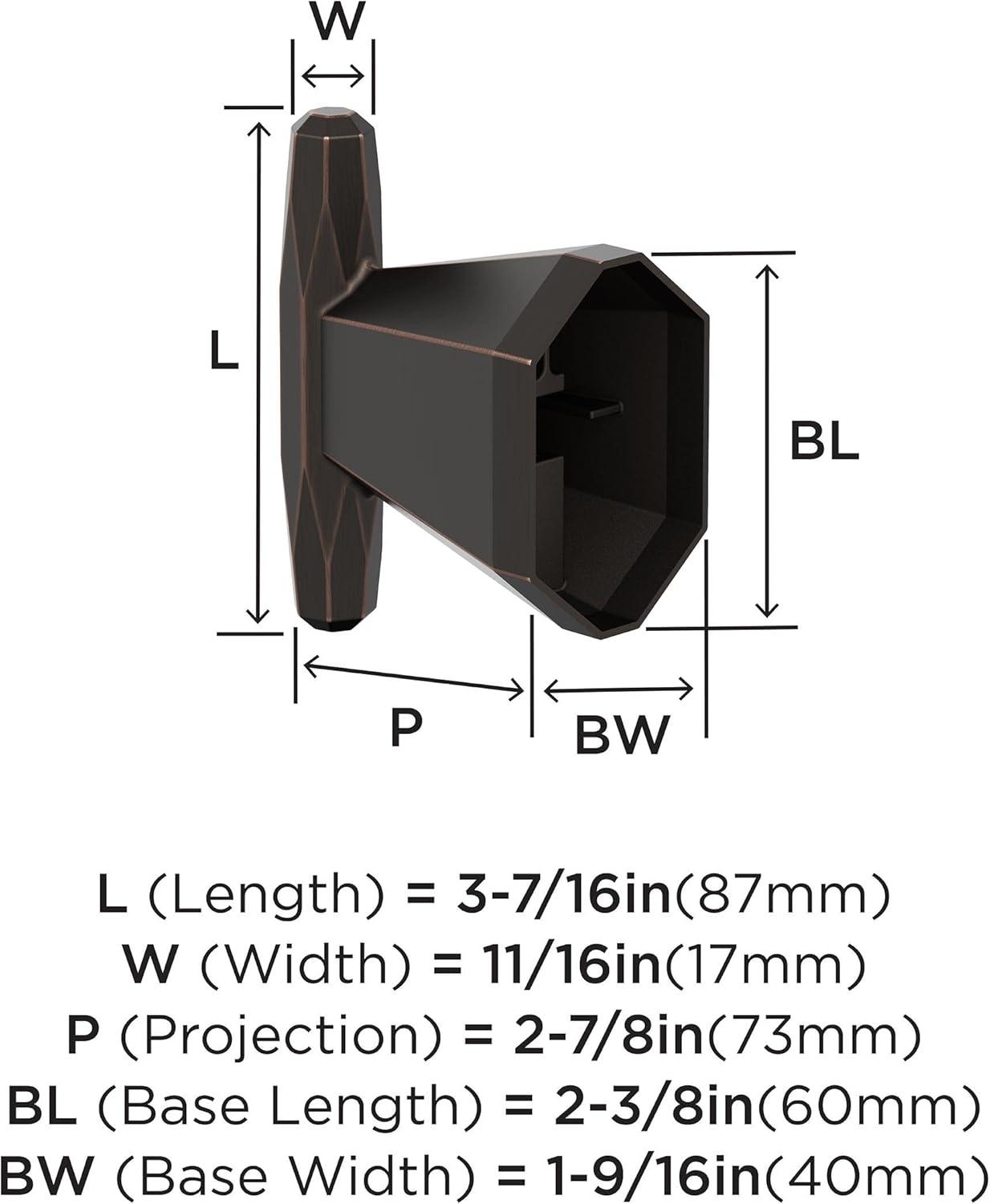 imageAmerock BH36041ORB Oil Rubbed Bronze Single Post Toilet Paper Holder 71316 in 198 mm Toilet Tissue Holder St Vincent Bath Tissue Holder Bathroom Hardware Bath AccessoriesOil Rubbed Bronze