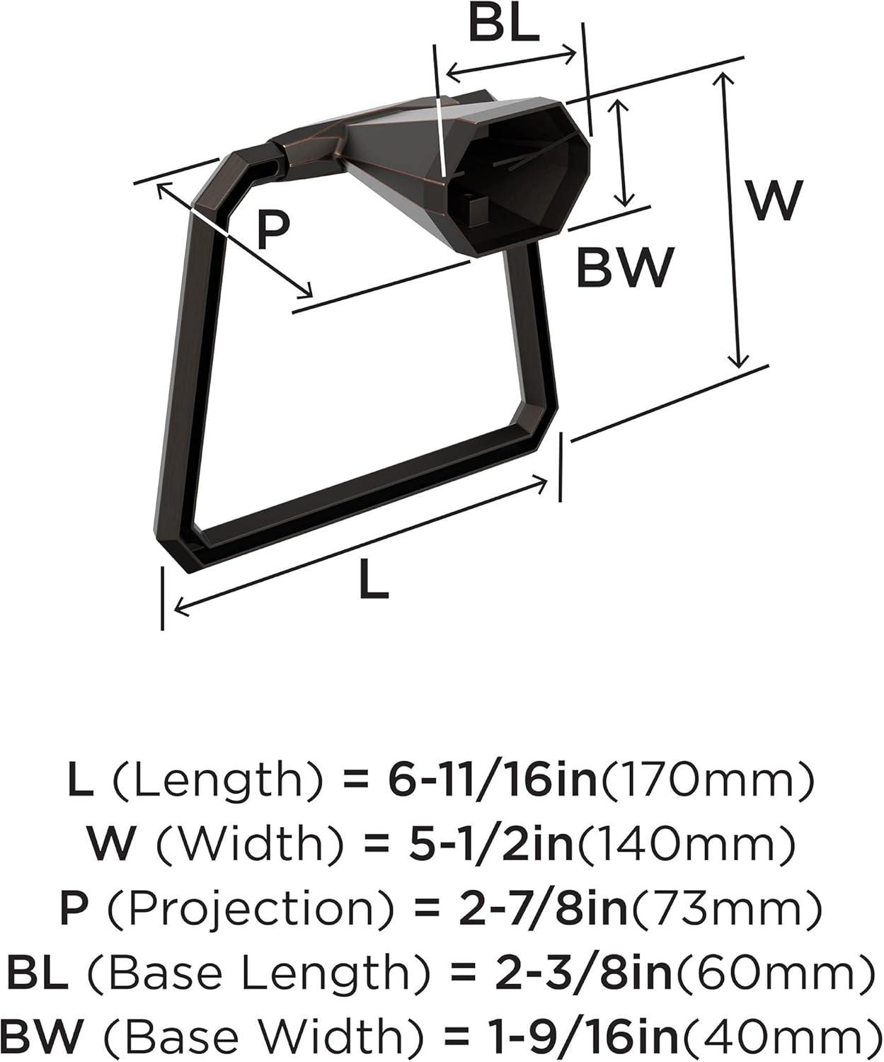 imageAmerock BH36041ORB Oil Rubbed Bronze Single Post Toilet Paper Holder 71316 in 198 mm Toilet Tissue Holder St Vincent Bath Tissue Holder Bathroom Hardware Bath AccessoriesOil Rubbed Bronze