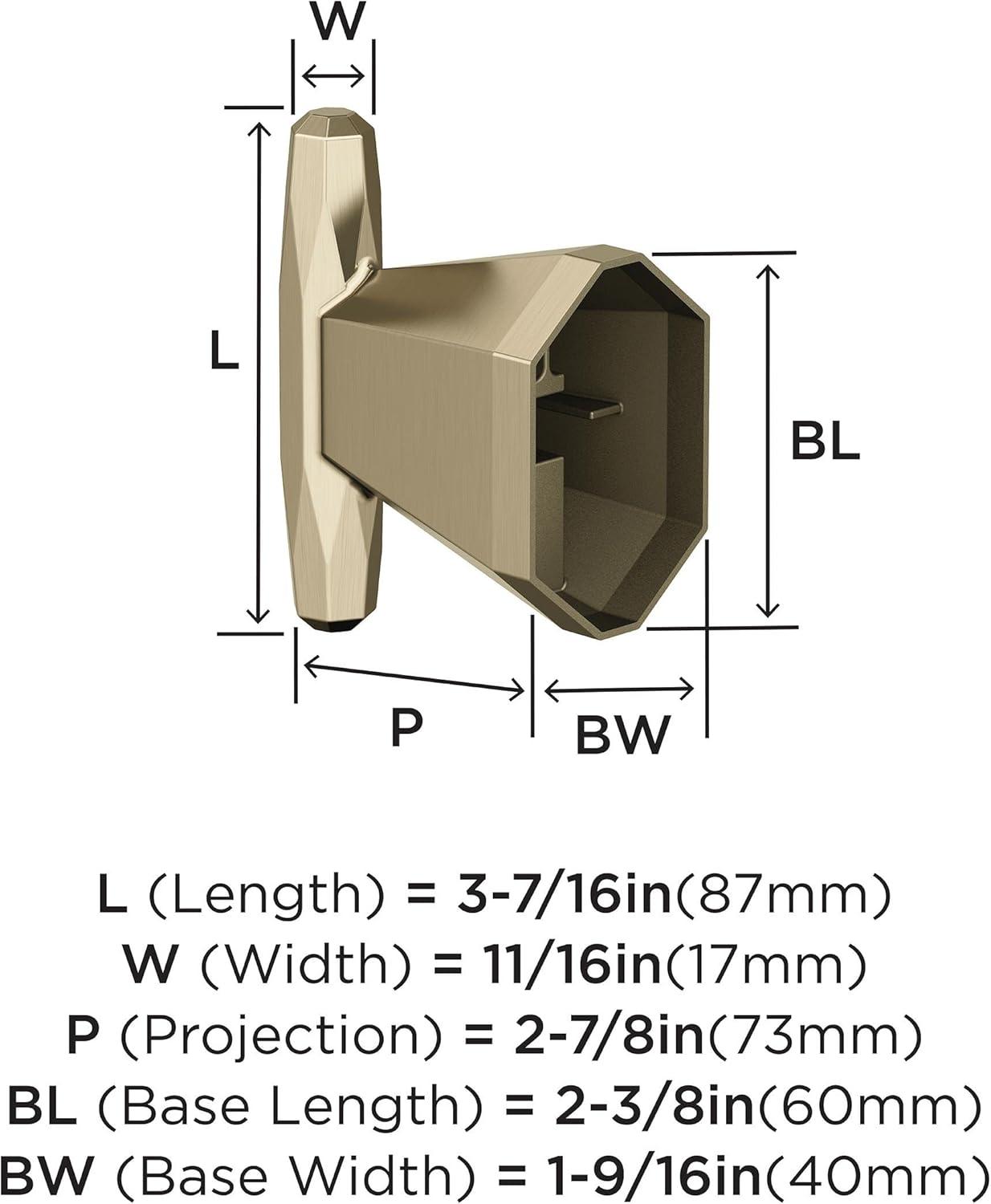 imageAmerock BH36041ORB Oil Rubbed Bronze Single Post Toilet Paper Holder 71316 in 198 mm Toilet Tissue Holder St Vincent Bath Tissue Holder Bathroom Hardware Bath AccessoriesGolden Champagne
