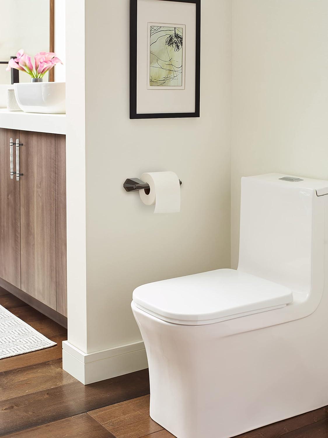 imageAmerock BH36041ORB Oil Rubbed Bronze Single Post Toilet Paper Holder 71316 in 198 mm Toilet Tissue Holder St Vincent Bath Tissue Holder Bathroom Hardware Bath AccessoriesOil Rubbed Bronze