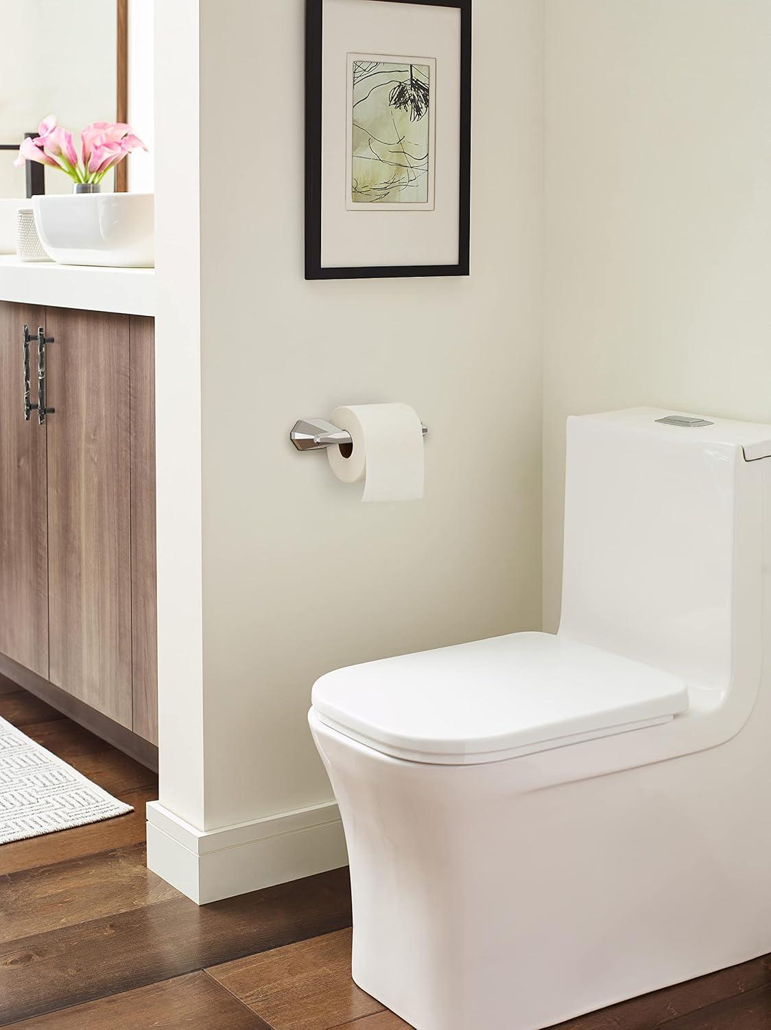 imageAmerock BH36041ORB Oil Rubbed Bronze Single Post Toilet Paper Holder 71316 in 198 mm Toilet Tissue Holder St Vincent Bath Tissue Holder Bathroom Hardware Bath AccessoriesChrome