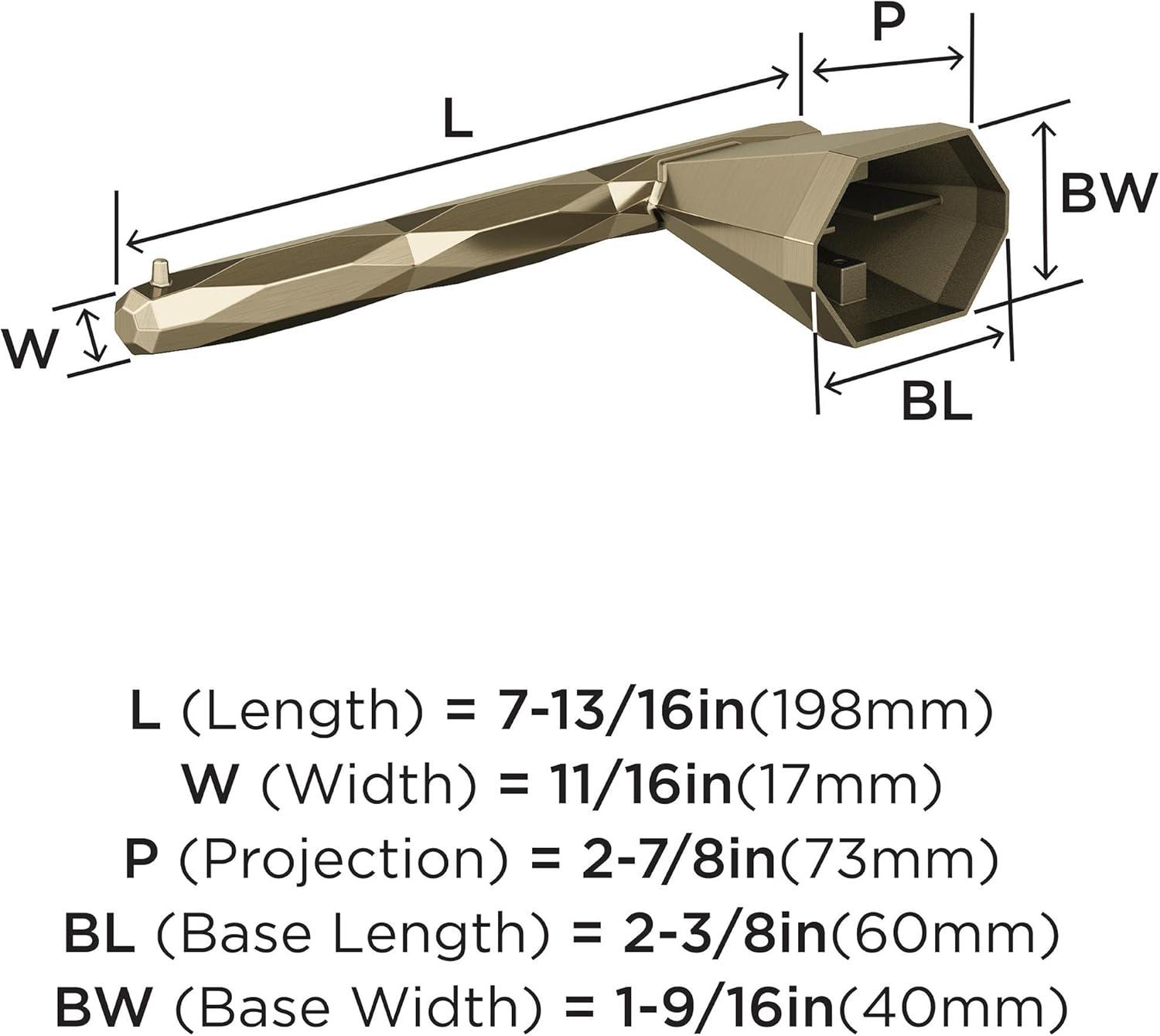 imageAmerock BH36041ORB Oil Rubbed Bronze Single Post Toilet Paper Holder 71316 in 198 mm Toilet Tissue Holder St Vincent Bath Tissue Holder Bathroom Hardware Bath AccessoriesGolden Champagne