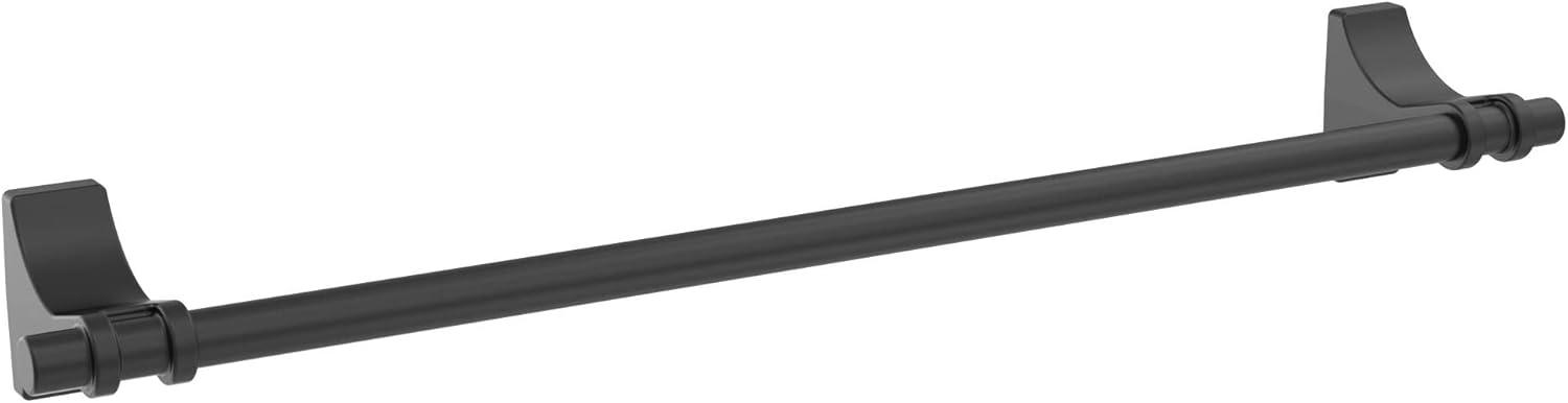 imageAmerock BH36050MB Matte Black Double Robe Hook 21516 in 75 mm Length Towel Holder Davenport Towel Hook for Bathroom Bathroom Hardware Bath AccessoriesMatte Black