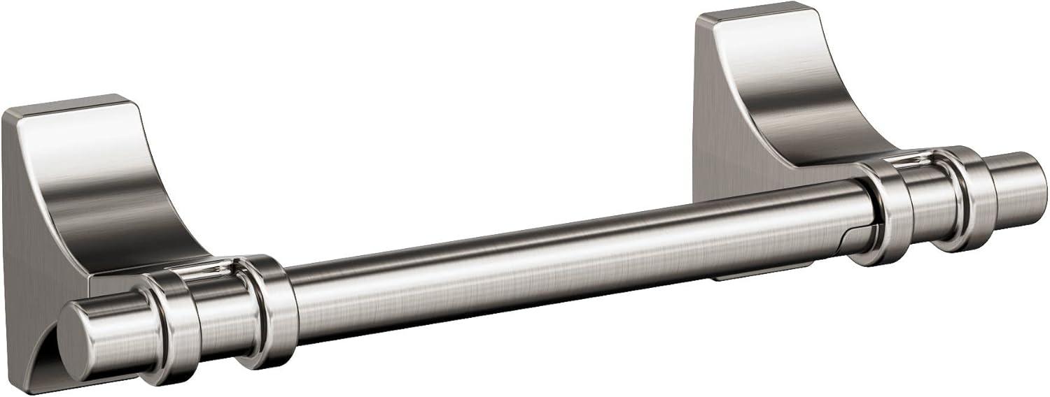 imageAmerock BH36050MB Matte Black Double Robe Hook 21516 in 75 mm Length Towel Holder Davenport Towel Hook for Bathroom Bathroom Hardware Bath AccessoriesBrushed Nickel