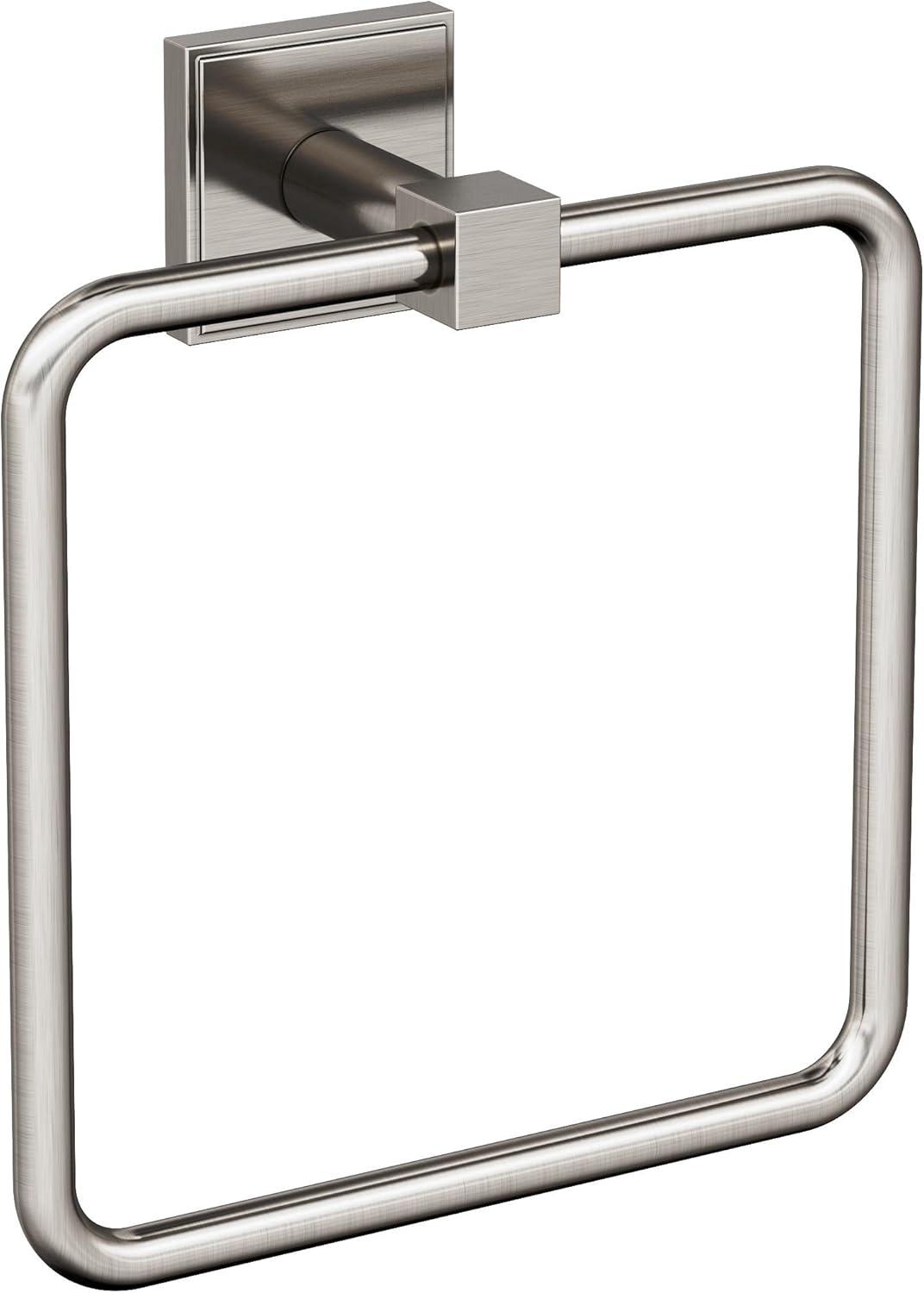 imageAmerock BH36073CZ Champagne Bronze Towel Bar 18 in 457 mm Towel Rack Appoint Bathroom Towel Holder Bathroom Hardware Bath AccessoriesBrushed Nickel