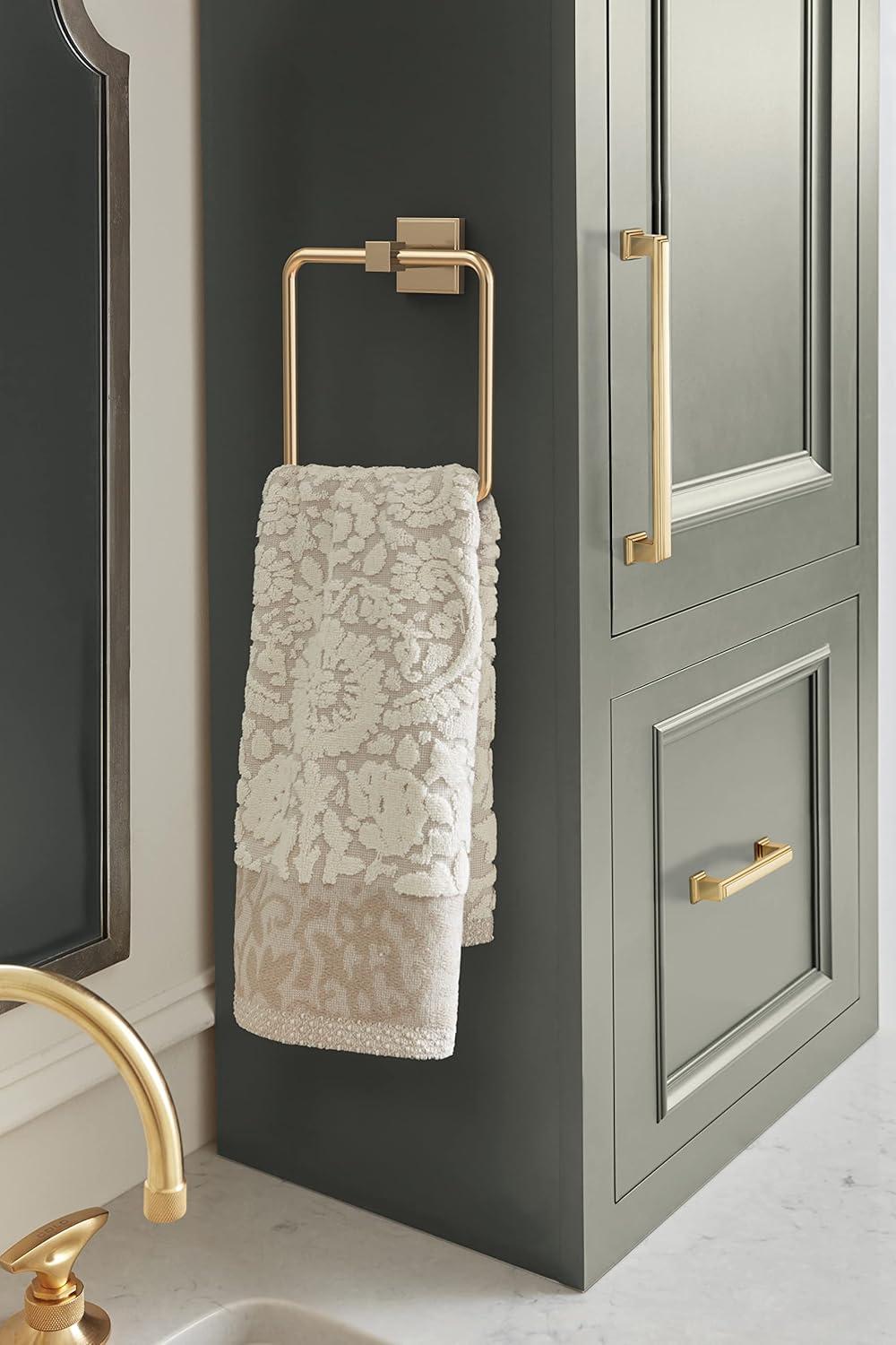 imageAmerock BH36073CZ Champagne Bronze Towel Bar 18 in 457 mm Towel Rack Appoint Bathroom Towel Holder Bathroom Hardware Bath AccessoriesChampagne Bronze