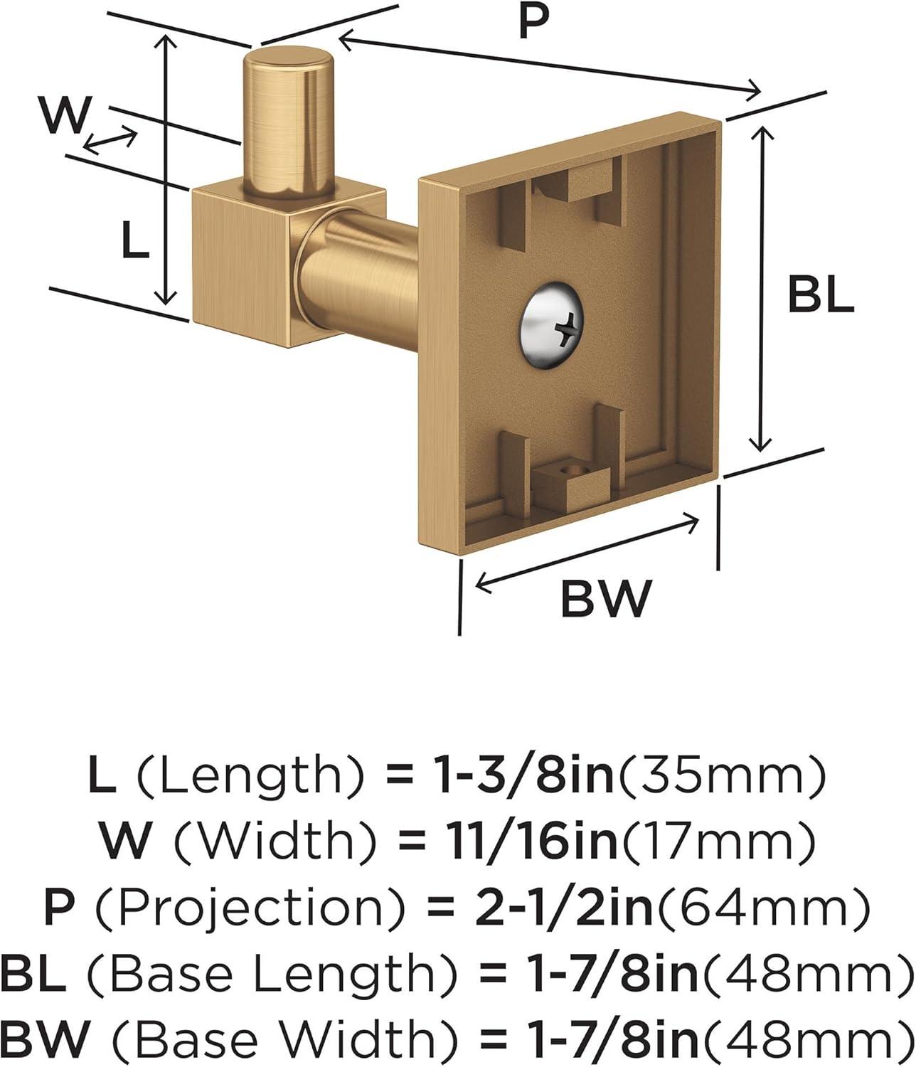 imageAmerock BH36073CZ Champagne Bronze Towel Bar 18 in 457 mm Towel Rack Appoint Bathroom Towel Holder Bathroom Hardware Bath AccessoriesChampagne Bronze