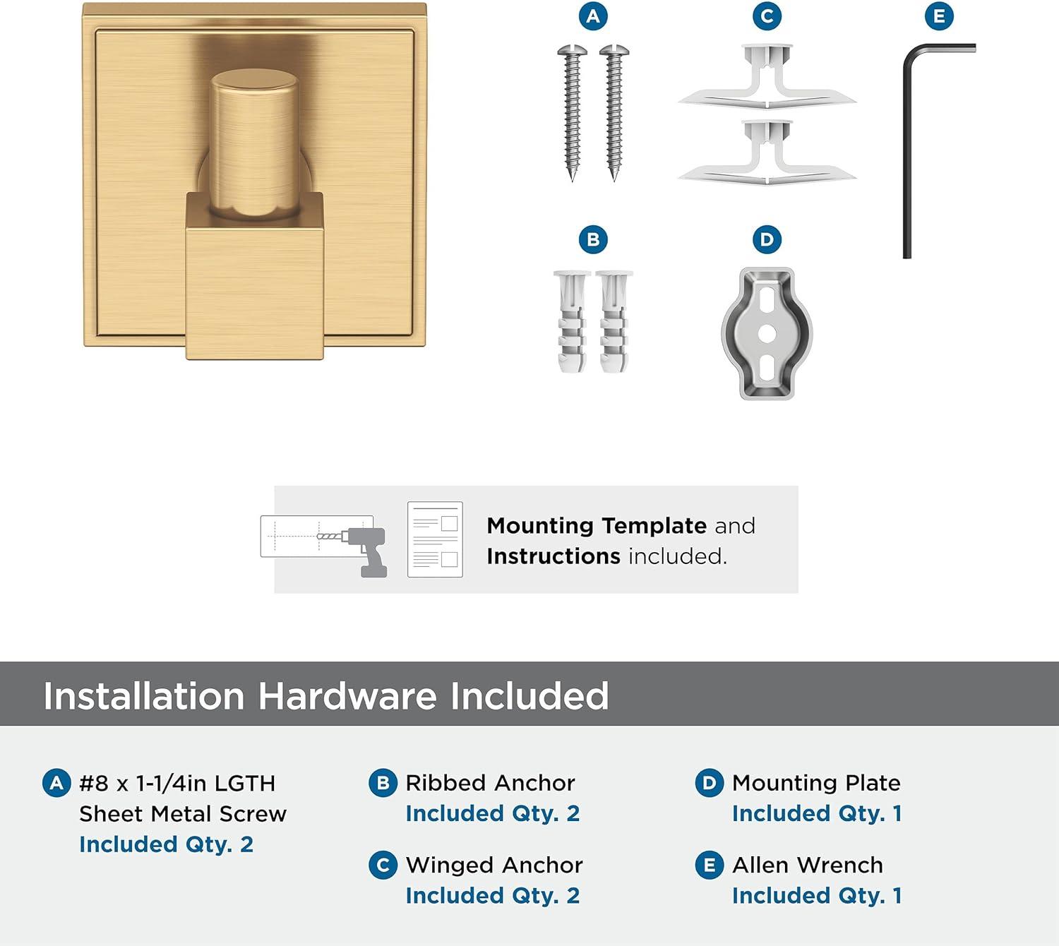 imageAmerock BH36073CZ Champagne Bronze Towel Bar 18 in 457 mm Towel Rack Appoint Bathroom Towel Holder Bathroom Hardware Bath AccessoriesChampagne Bronze