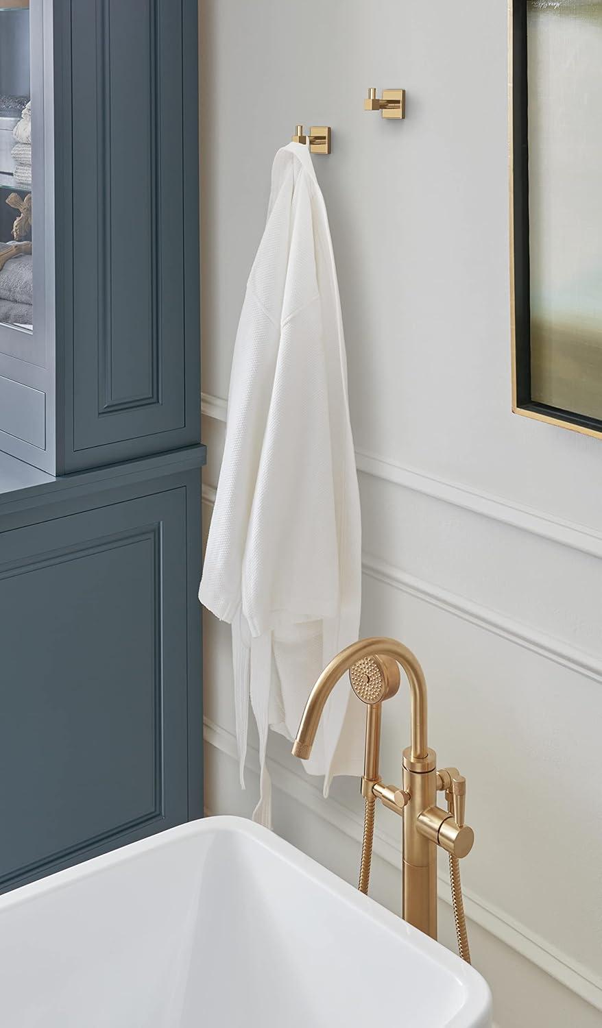 imageAmerock BH36073CZ Champagne Bronze Towel Bar 18 in 457 mm Towel Rack Appoint Bathroom Towel Holder Bathroom Hardware Bath AccessoriesChampagne Bronze