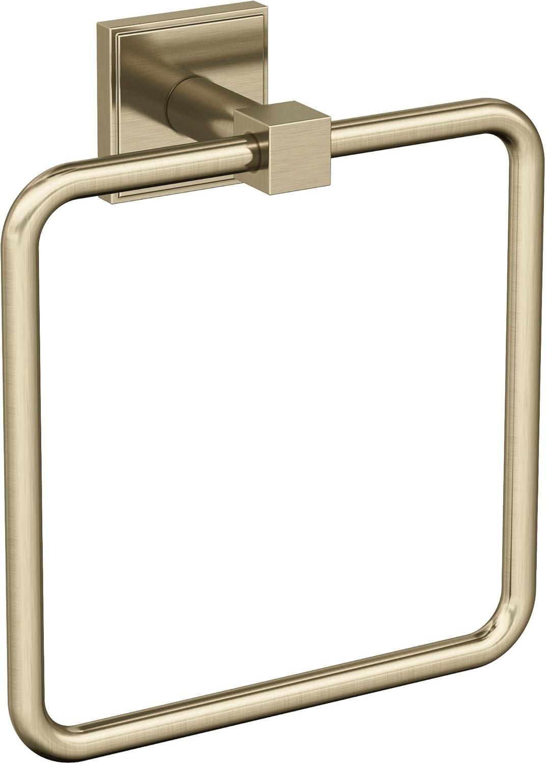 imageAmerock BH36073CZ Champagne Bronze Towel Bar 18 in 457 mm Towel Rack Appoint Bathroom Towel Holder Bathroom Hardware Bath AccessoriesGolden Champagne