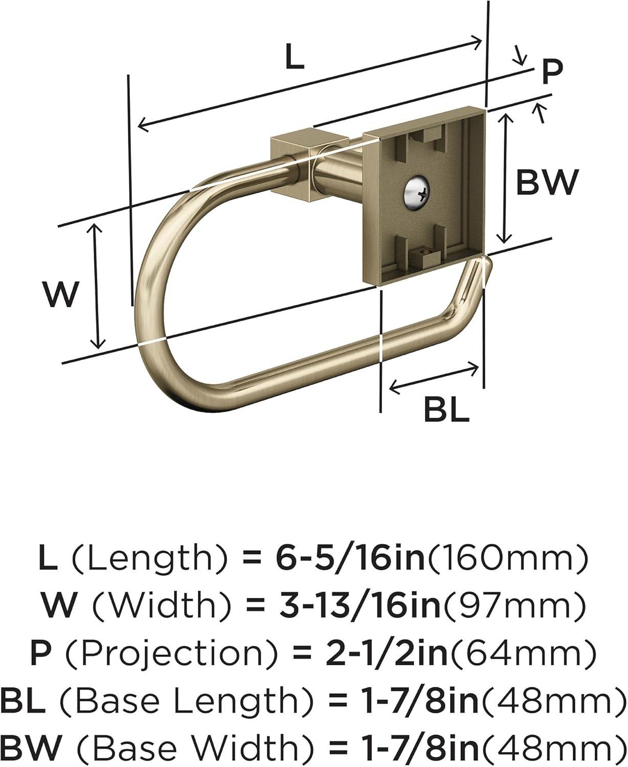 imageAmerock BH36073CZ Champagne Bronze Towel Bar 18 in 457 mm Towel Rack Appoint Bathroom Towel Holder Bathroom Hardware Bath AccessoriesGolden Champagne