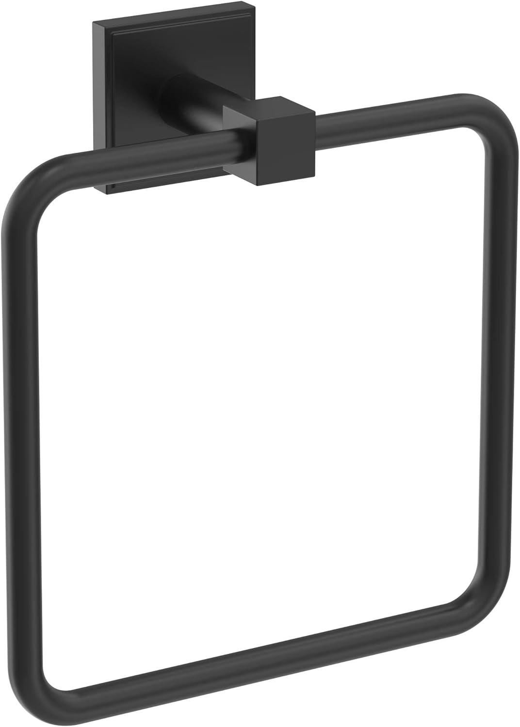 imageAmerock BH36073CZ Champagne Bronze Towel Bar 18 in 457 mm Towel Rack Appoint Bathroom Towel Holder Bathroom Hardware Bath AccessoriesMatte Black