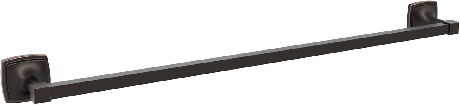 imageAmerock BH36091CZ Champagne Bronze Single Post Toilet Paper Holder 7116 in 179 mm Length Toilet Tissue Holder Stature Bath Tissue Holder Bathroom Hardware Bath AccessoriesOil Rubbed Bronze