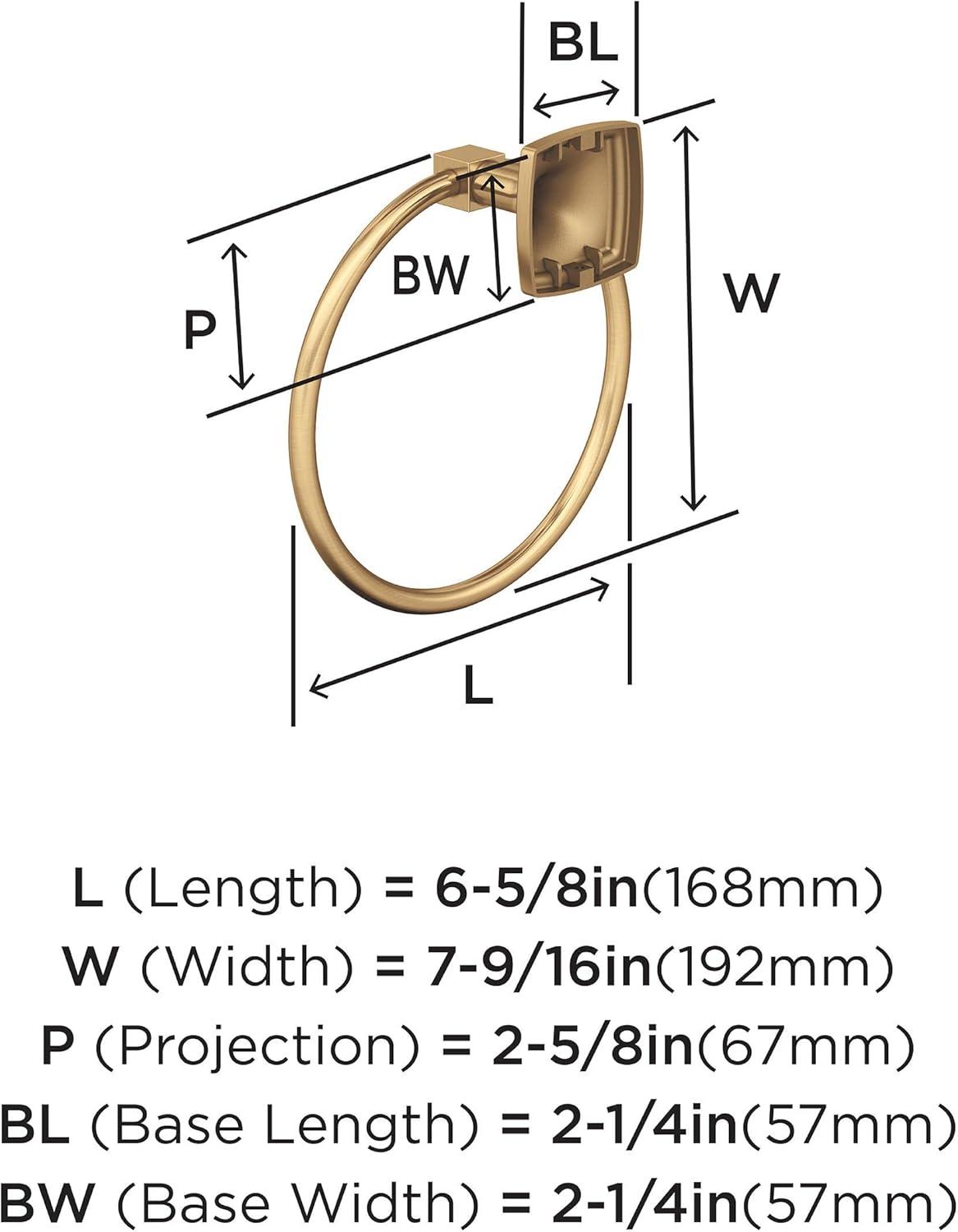 imageAmerock BH36091CZ Champagne Bronze Single Post Toilet Paper Holder 7116 in 179 mm Length Toilet Tissue Holder Stature Bath Tissue Holder Bathroom Hardware Bath AccessoriesChampagne Bronze