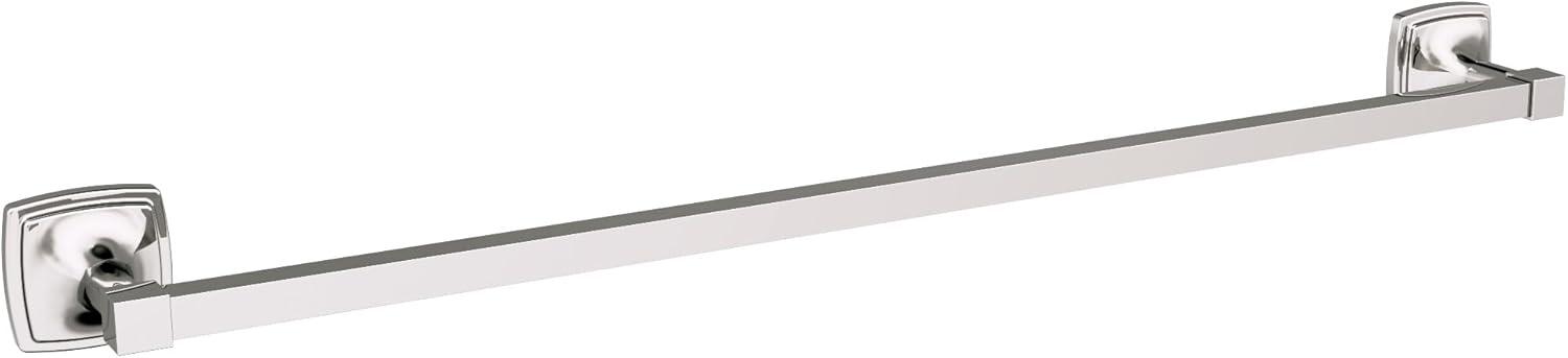 imageAmerock BH36091CZ Champagne Bronze Single Post Toilet Paper Holder 7116 in 179 mm Length Toilet Tissue Holder Stature Bath Tissue Holder Bathroom Hardware Bath AccessoriesPolished Nickel