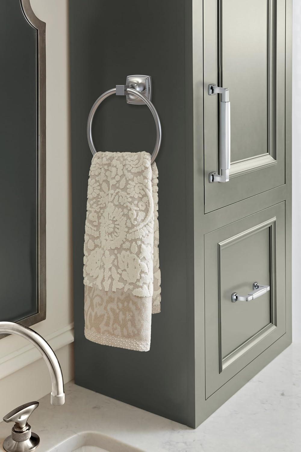 imageAmerock BH36091CZ Champagne Bronze Single Post Toilet Paper Holder 7116 in 179 mm Length Toilet Tissue Holder Stature Bath Tissue Holder Bathroom Hardware Bath AccessoriesPolished Nickel