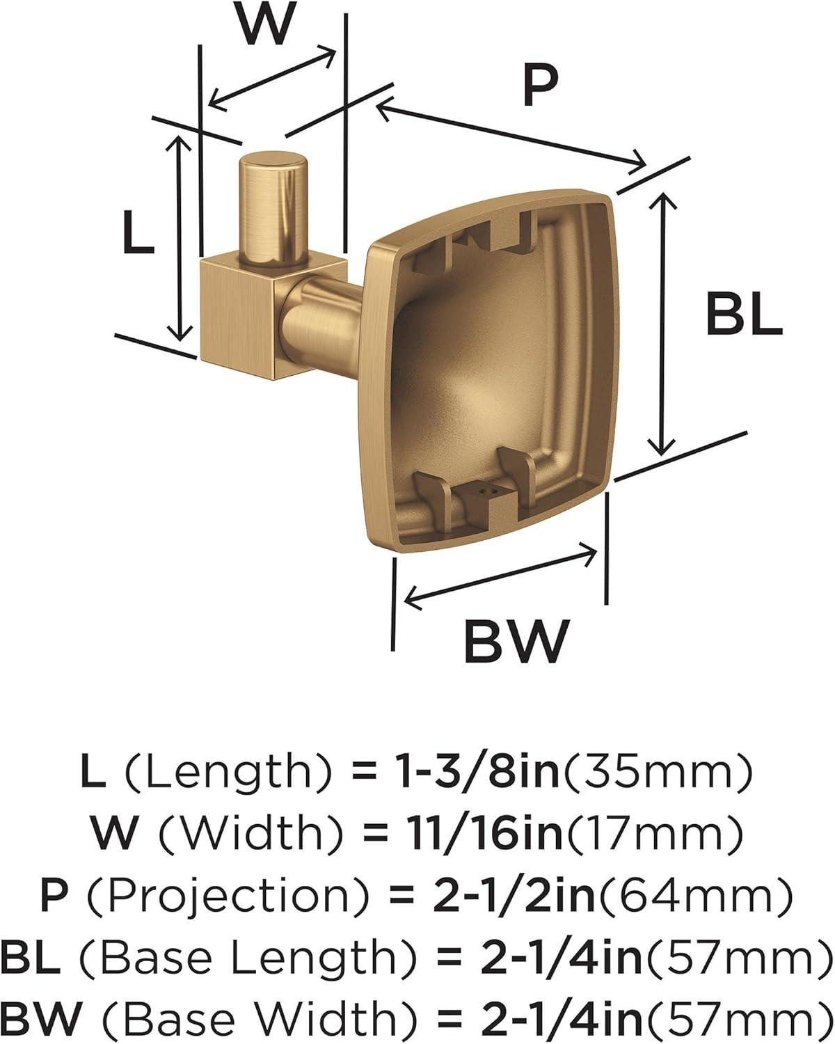 imageAmerock BH36091CZ Champagne Bronze Single Post Toilet Paper Holder 7116 in 179 mm Length Toilet Tissue Holder Stature Bath Tissue Holder Bathroom Hardware Bath AccessoriesChampagne Bronze