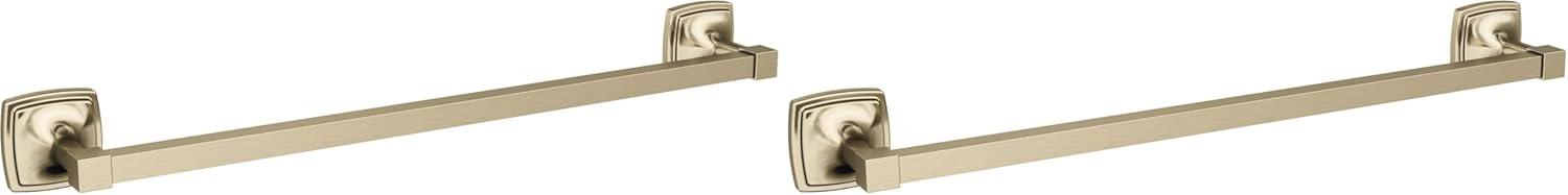 imageAmerock BH36091CZ Champagne Bronze Single Post Toilet Paper Holder 7116 in 179 mm Length Toilet Tissue Holder Stature Bath Tissue Holder Bathroom Hardware Bath AccessoriesGolden Champagne