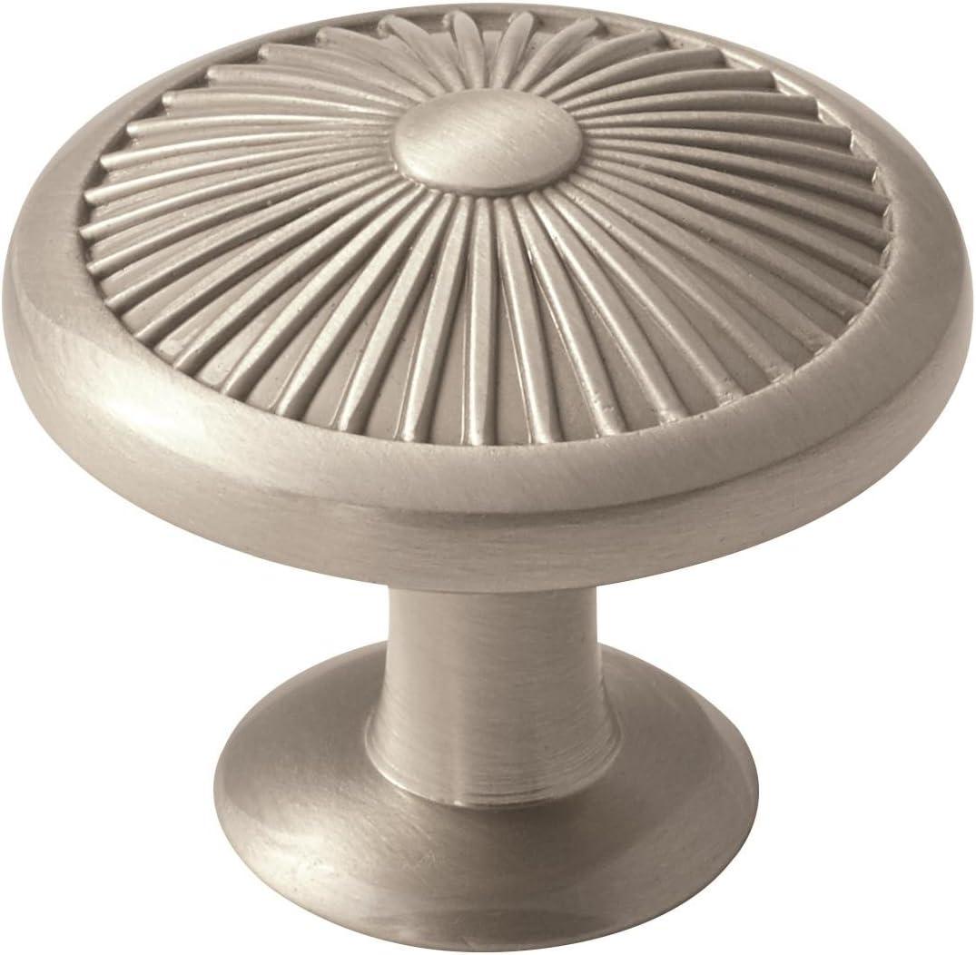 imageAmerock BP36616BBZ Crawford 134 in 44 mm Diameter Golden Champagne Cabinet KnobSatin Nickel