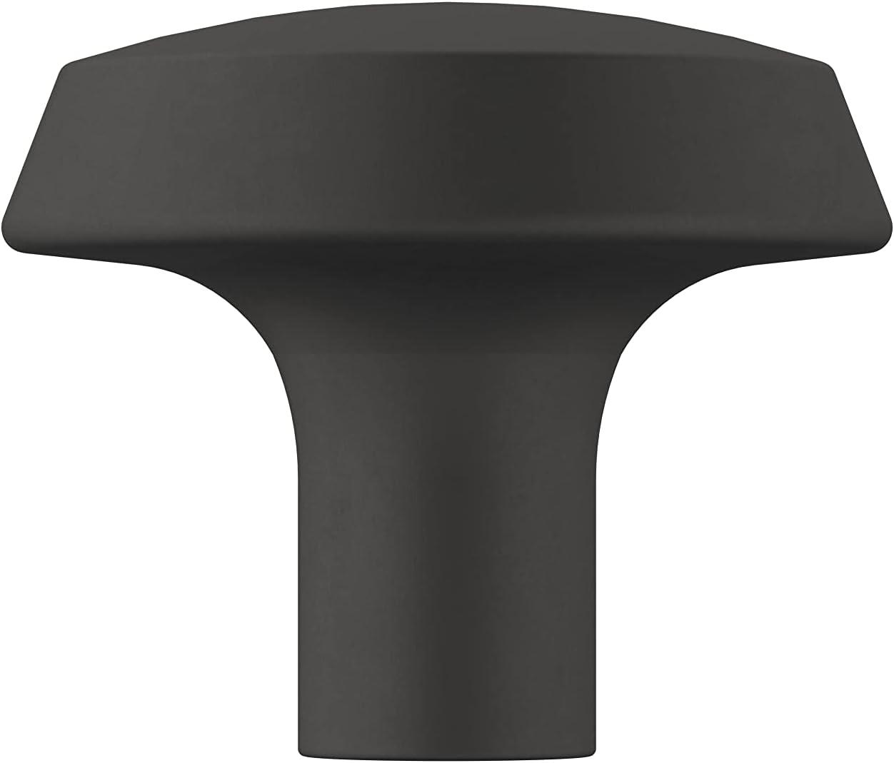 imageAmerock BP36843FB BP36843 Premise 114 Inch Mushroom Cabinet KnobMatte Black