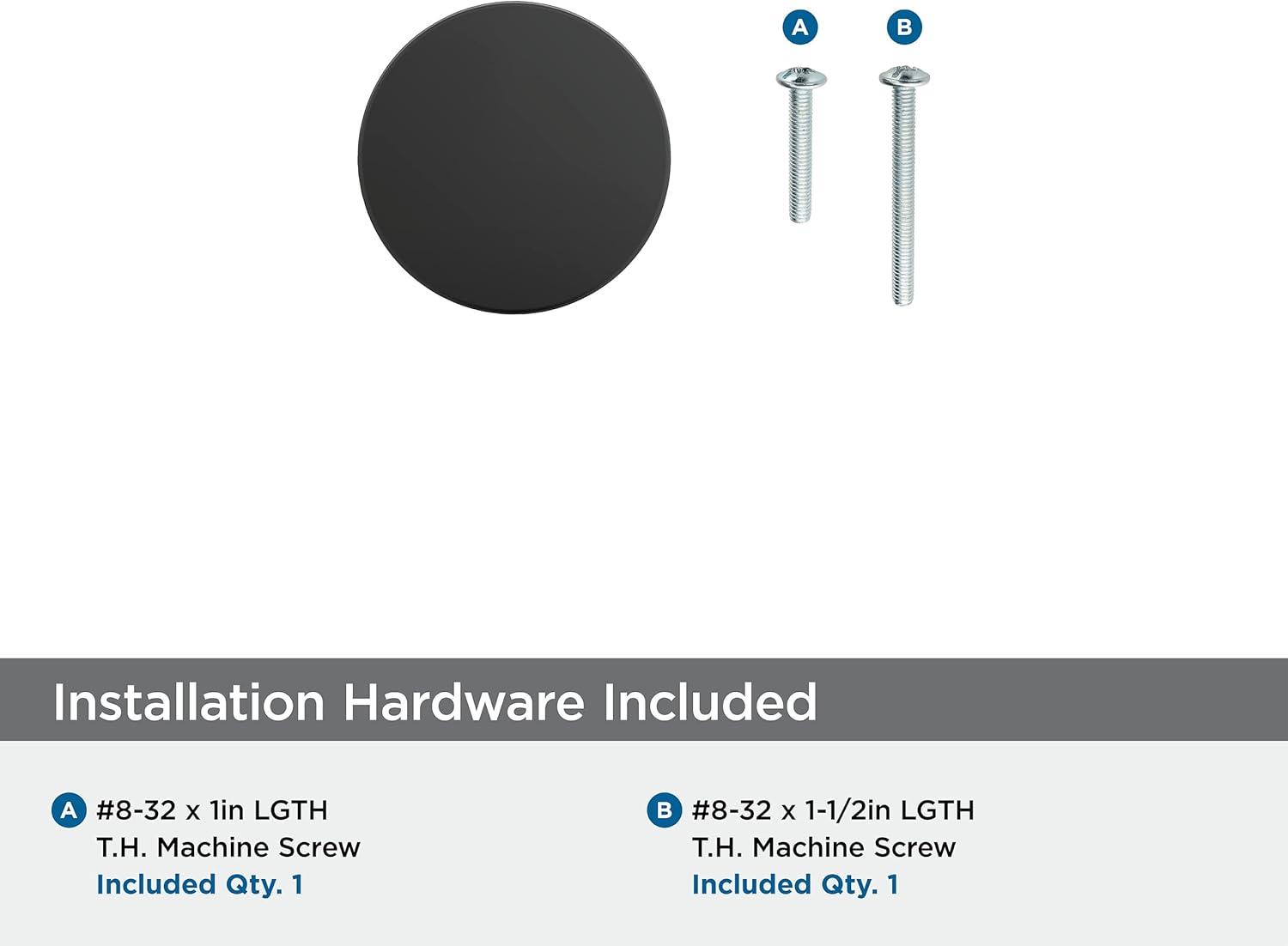 imageAmerock BP37100G10 Kitchen Cabinet Knob Satin Nickel Everett 134 inch 44mm Length Cabinet Hardware Bar Furniture Knob Dresser Drawer KnobMatte Black