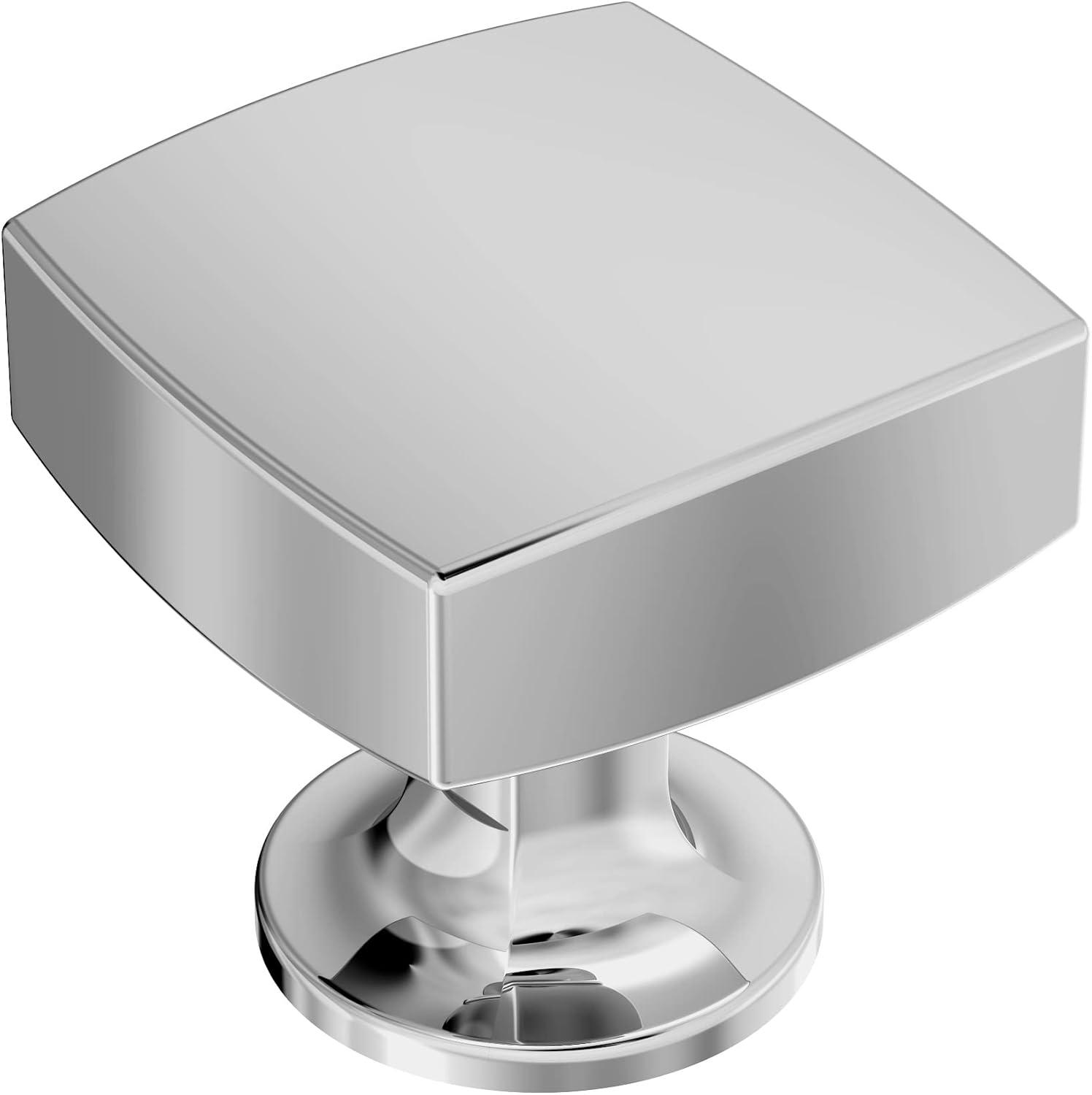 imageAmerock BP37100G10 Kitchen Cabinet Knob Satin Nickel Everett 134 inch 44mm Length Cabinet Hardware Bar Furniture Knob Dresser Drawer KnobPolished Chrome