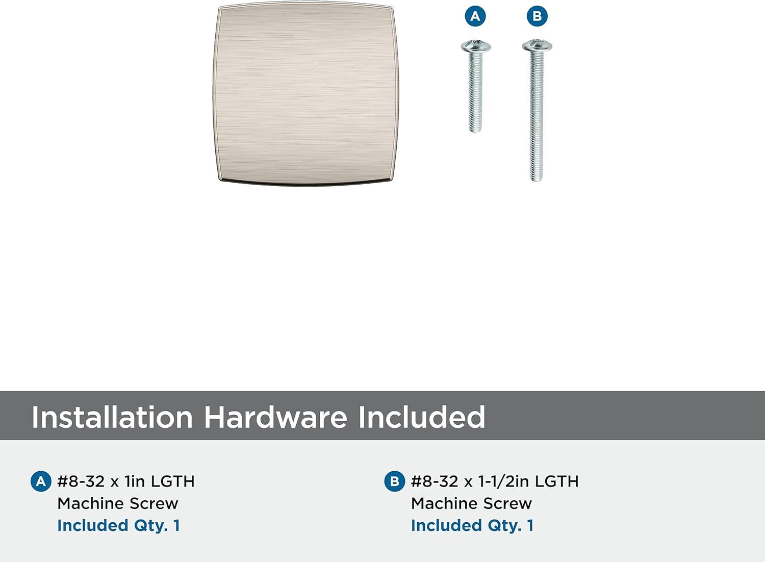 imageAmerock BP37100G10 Kitchen Cabinet Knob Satin Nickel Everett 134 inch 44mm Length Cabinet Hardware Bar Furniture Knob Dresser Drawer KnobSatin Nickel