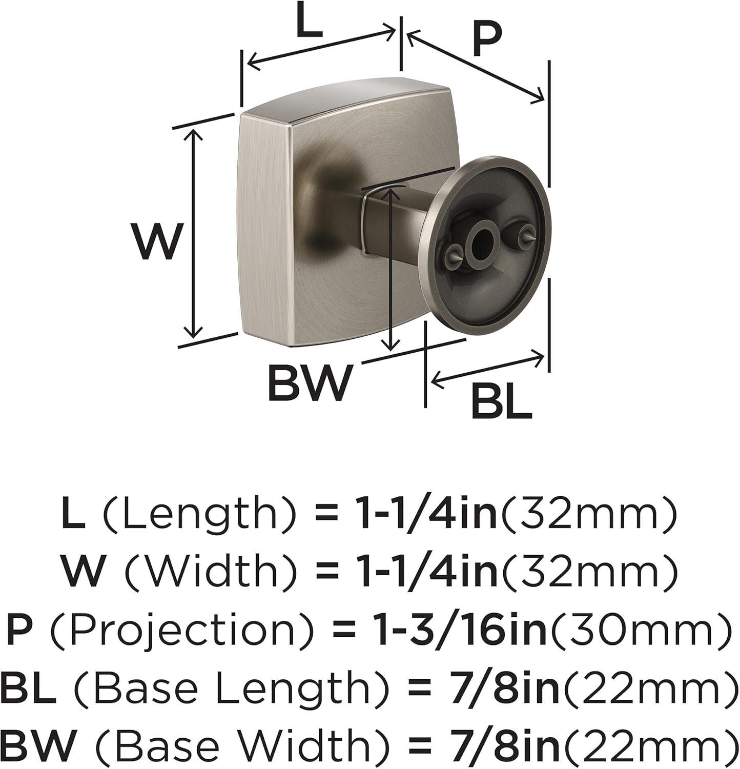 imageAmerock BP37100G10 Kitchen Cabinet Knob Satin Nickel Everett 134 inch 44mm Length Cabinet Hardware Bar Furniture Knob Dresser Drawer KnobSatin Nickel