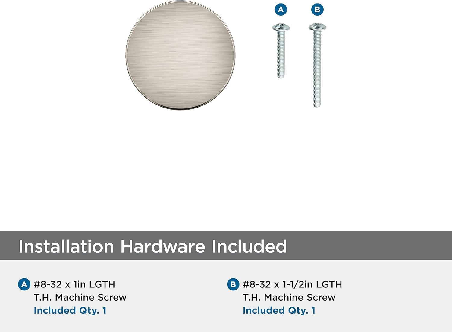 imageAmerock BP37100G10 Kitchen Cabinet Knob Satin Nickel Everett 134 inch 44mm Length Cabinet Hardware Bar Furniture Knob Dresser Drawer KnobSatin Nickel