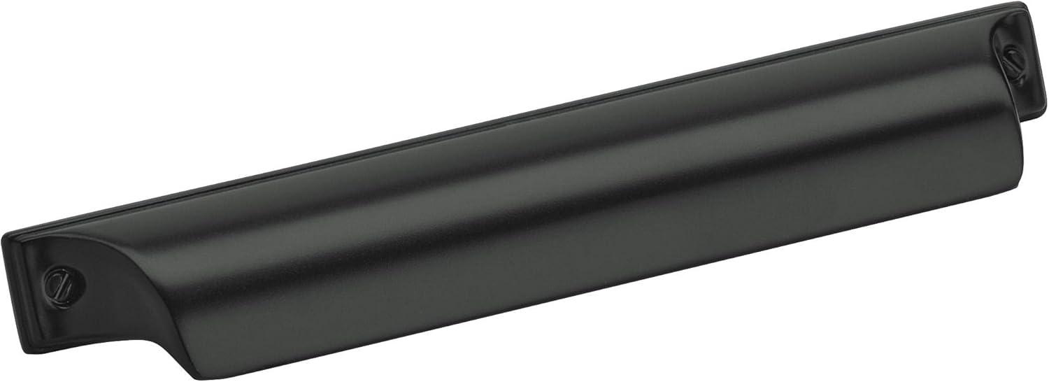 imageAmerock BP452364MB Kitchen Cabinet Cup Pull Matte Black 212 in 64 mm CentertoCenter Jolene 1 Pack Furniture Hardware Cabinet Handle Bathroom Drawer PullMatte Black