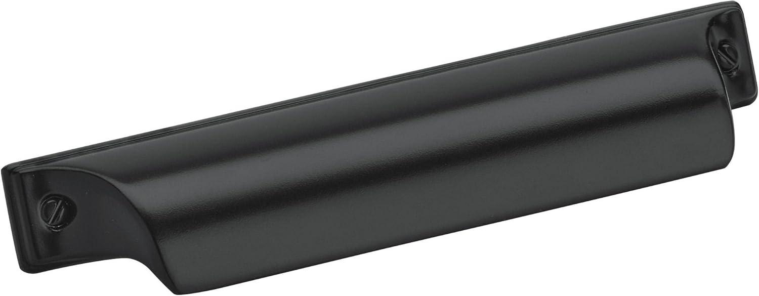imageAmerock BP452364MB Kitchen Cabinet Cup Pull Matte Black 212 in 64 mm CentertoCenter Jolene 1 Pack Furniture Hardware Cabinet Handle Bathroom Drawer PullMatte Black