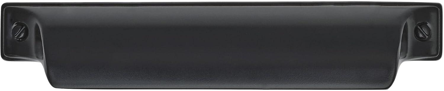 imageAmerock BP452364MB Kitchen Cabinet Cup Pull Matte Black 212 in 64 mm CentertoCenter Jolene 1 Pack Furniture Hardware Cabinet Handle Bathroom Drawer PullMatte Black