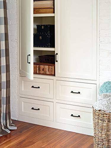 imageAmerock BP53032G10 Mulholland 1716 in 37 mm Length Satin Nickel Cabinet KnobWeathered Nickel