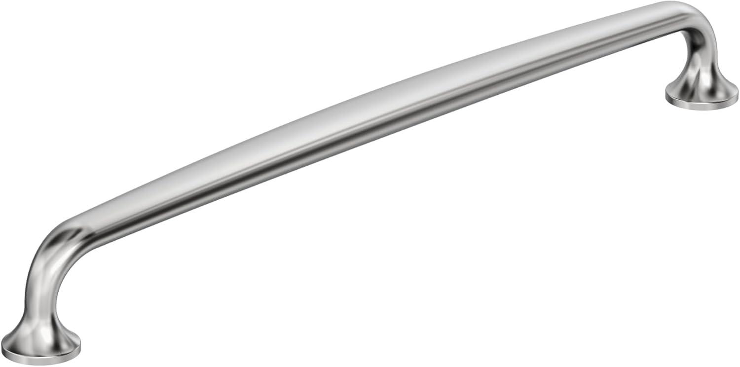 imageAmerock BP54055CZ Champagne Bronze Appliance Pull 12 inch 305mm CentertoCenter Cabinet Handle Renown Furniture HardwarePolished Chrome