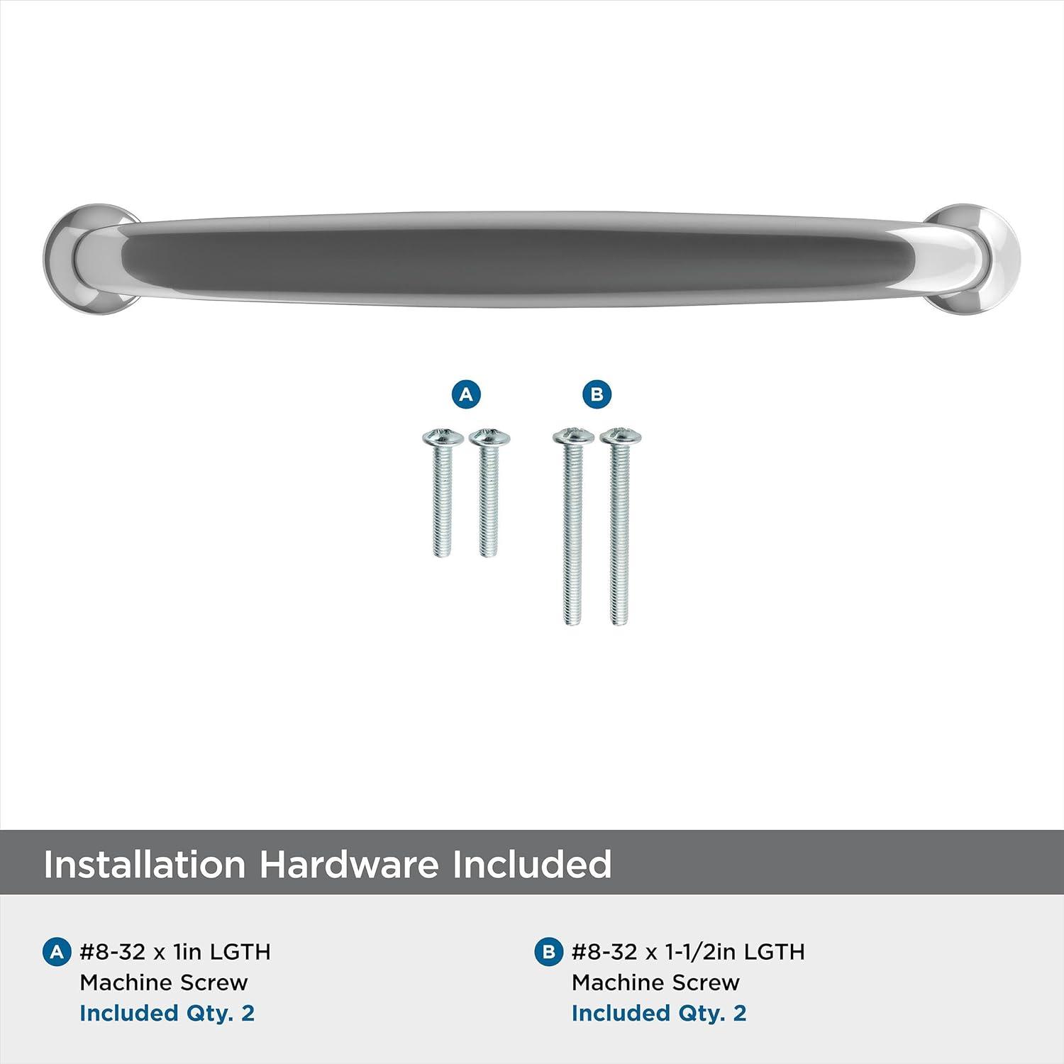 imageAmerock BP54055CZ Champagne Bronze Appliance Pull 12 inch 305mm CentertoCenter Cabinet Handle Renown Furniture HardwarePolished Chrome