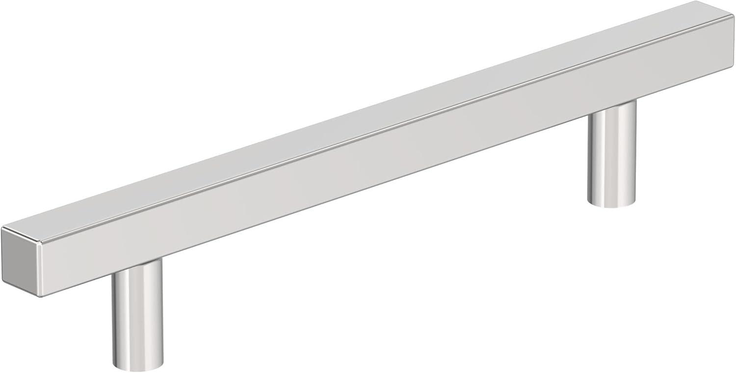 imageAmerock Bar Pulls Square 6516 inch 160mm CentertoCenter Champagne Bronze Cabinet Pull 10 PackPolished Chrome