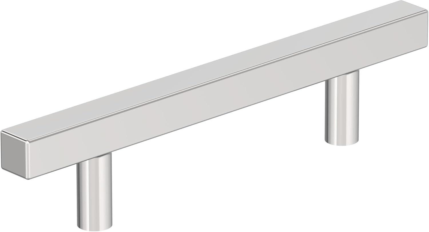 imageAmerock Bar Pulls Square 6516 inch 160mm CentertoCenter Champagne Bronze Cabinet Pull 10 PackPolished Chrome
