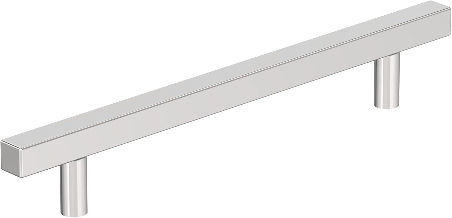 imageAmerock Bar Pulls Square 6516 inch 160mm CentertoCenter Champagne Bronze Cabinet Pull 10 PackPolished Chrome