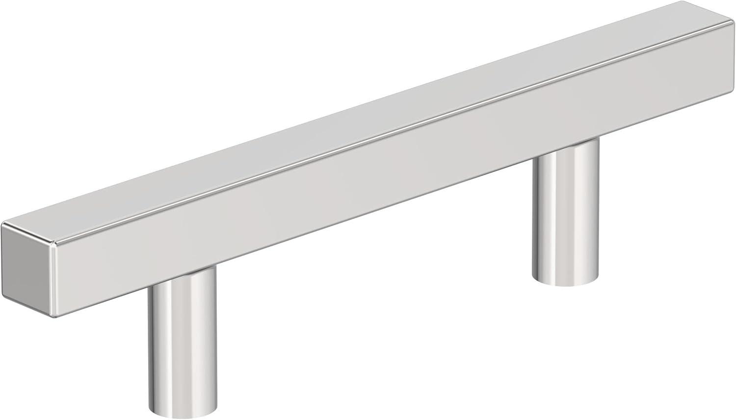 imageAmerock Bar Pulls Square 6516 inch 160mm CentertoCenter Champagne Bronze Cabinet Pull 10 PackPolished Chrome