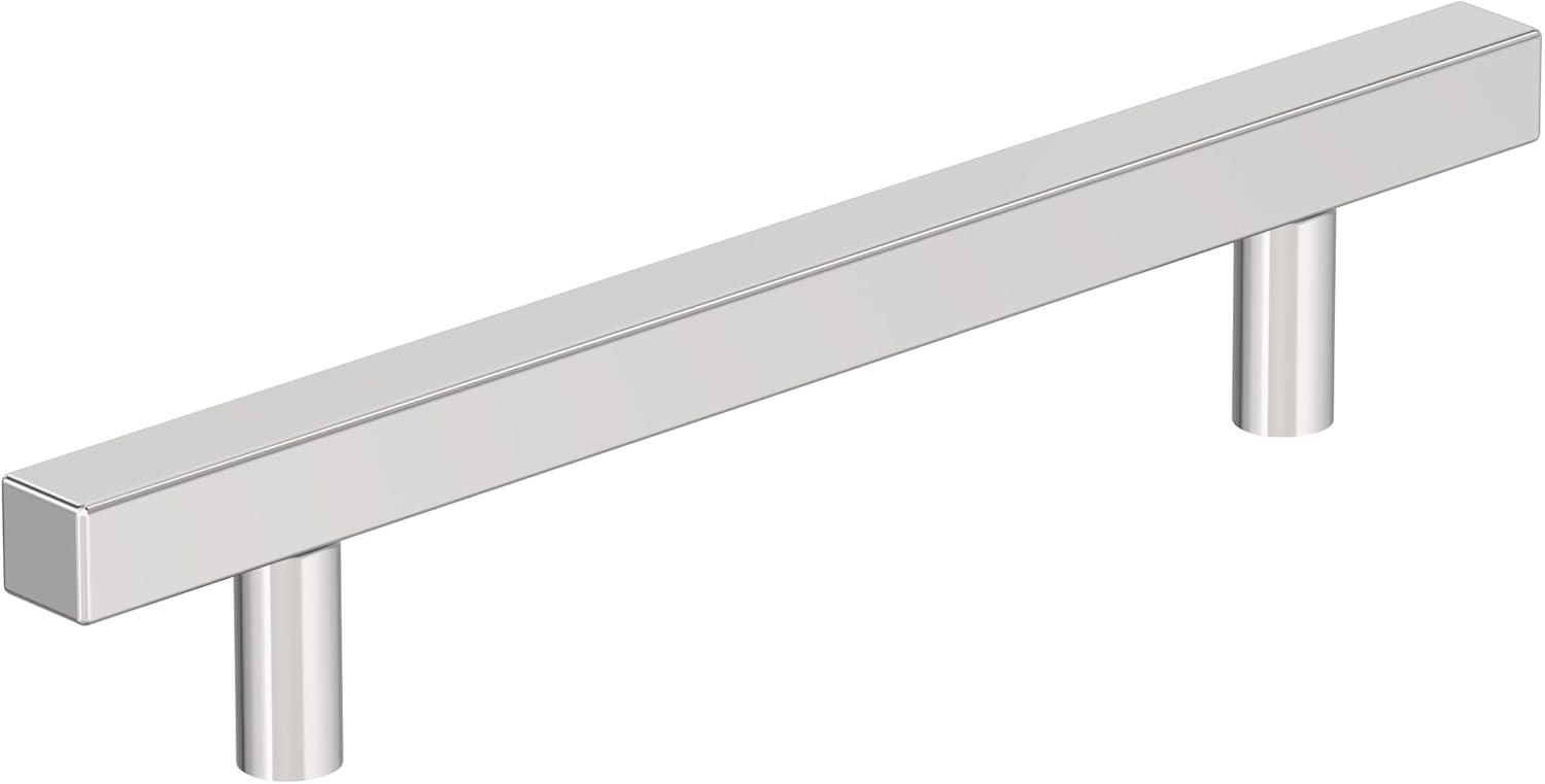 imageAmerock Bar Pulls Square 6516 inch 160mm CentertoCenter Champagne Bronze Cabinet Pull 10 PackPolished Chrome