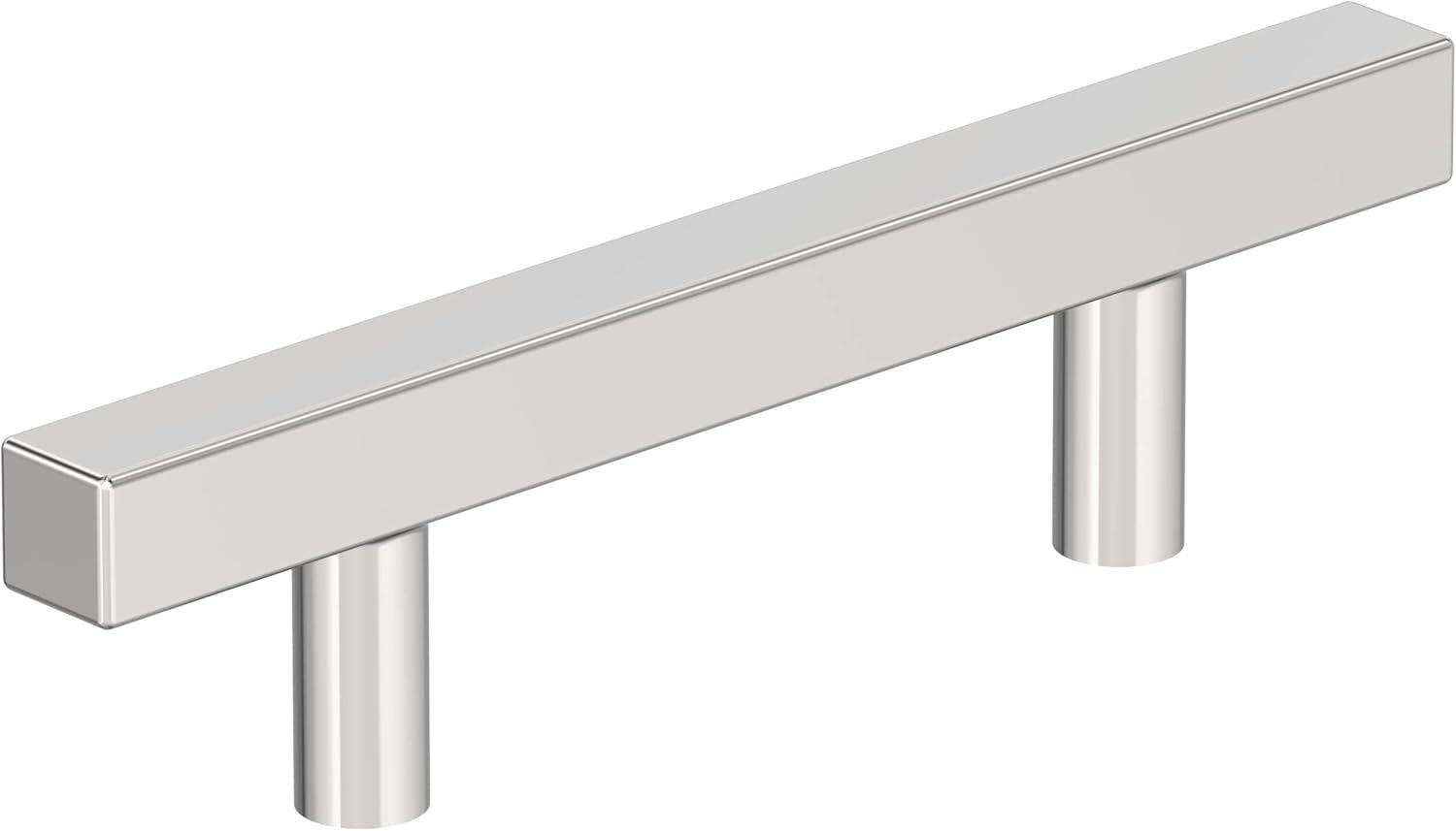 imageAmerock Bar Pulls Square 6516 inch 160mm CentertoCenter Champagne Bronze Cabinet Pull 10 PackPolished Chrome
